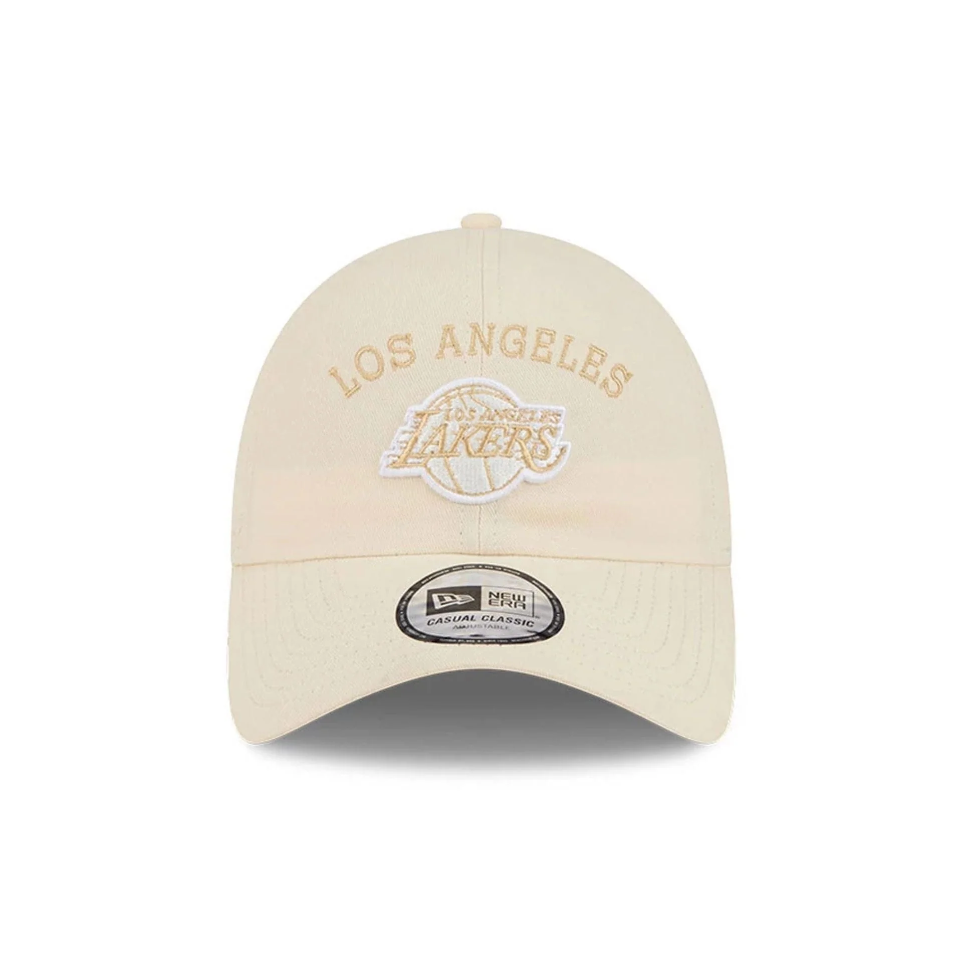 LA Lakers NBA Team Logo White Casual Classic Adjustable Cap - Image 3