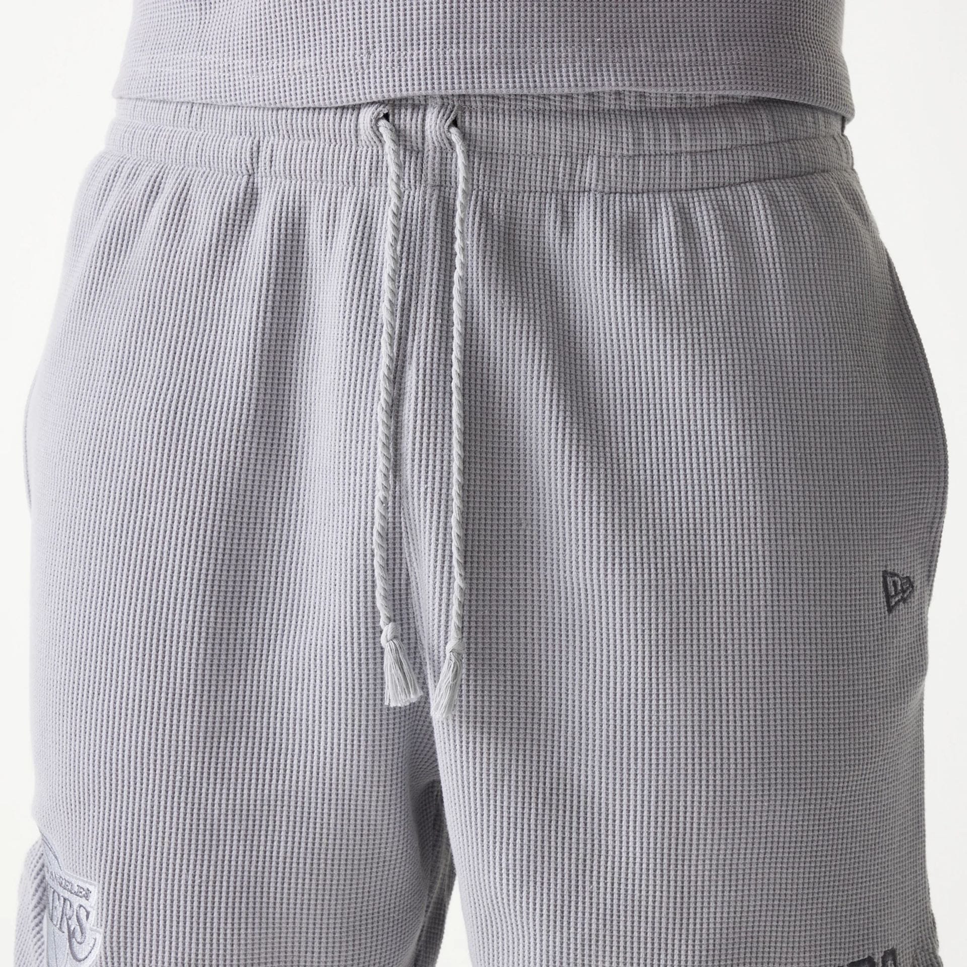 LA Lakers NBA Waffle Grey Shorts - Image 5