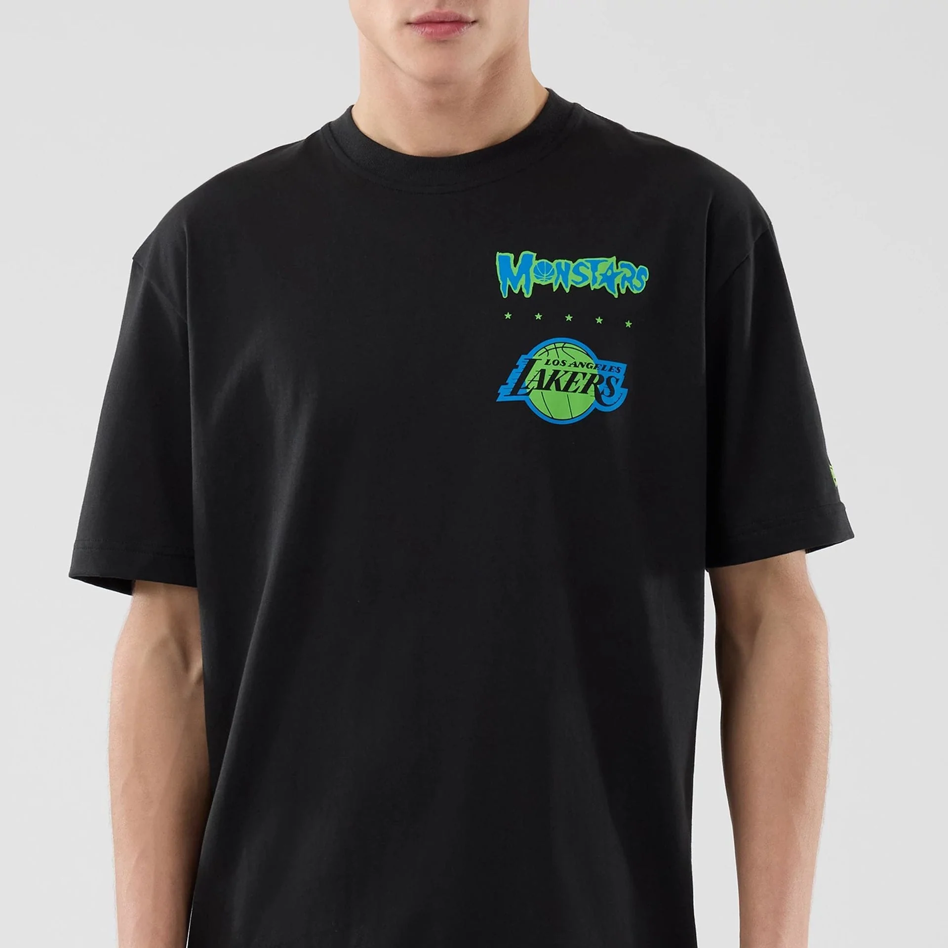 LA Lakers Space Jam 2 X NBA Black T-Shirt - Image 7