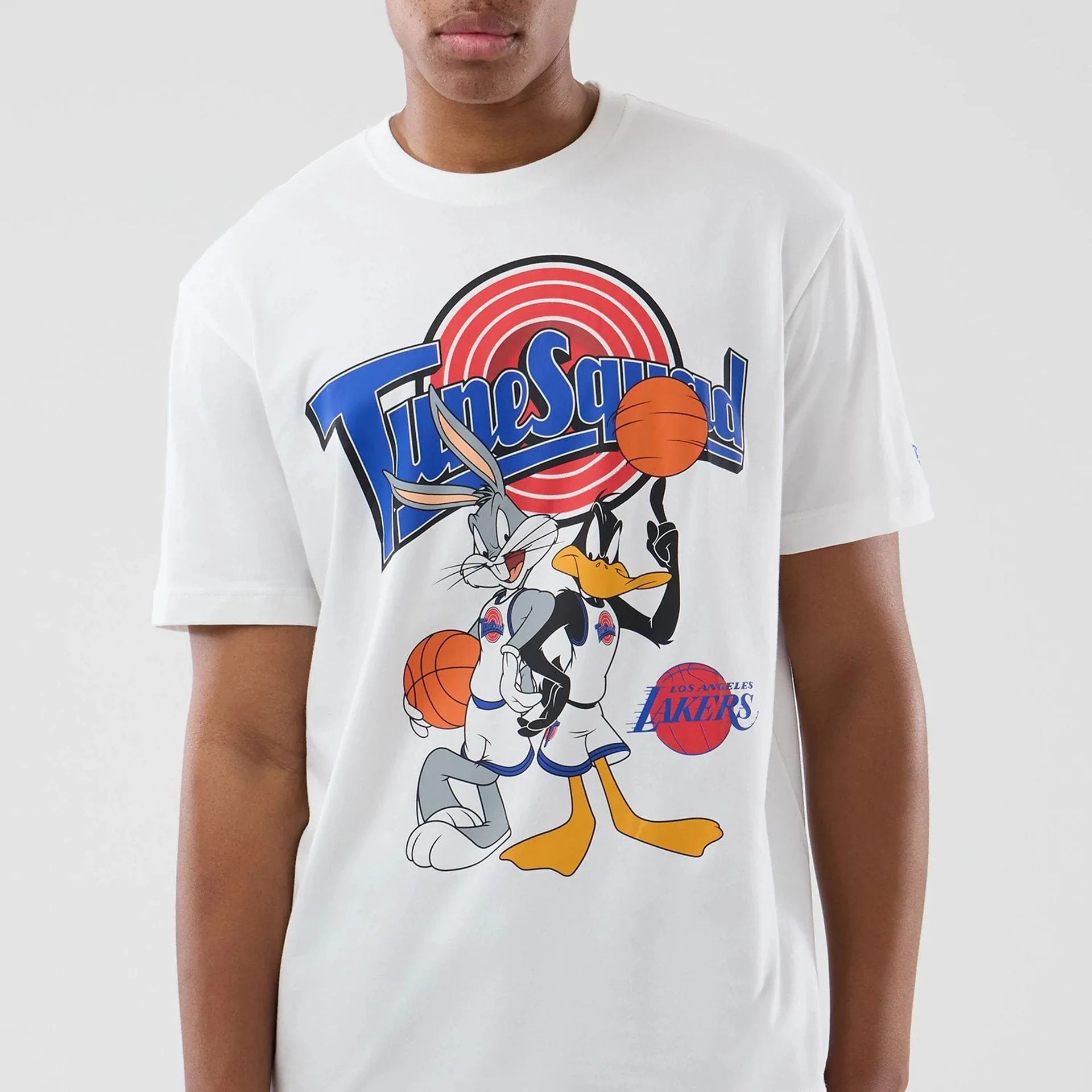 LA Lakers Space Jam 2 X NBA White T-Shirt - Image 5