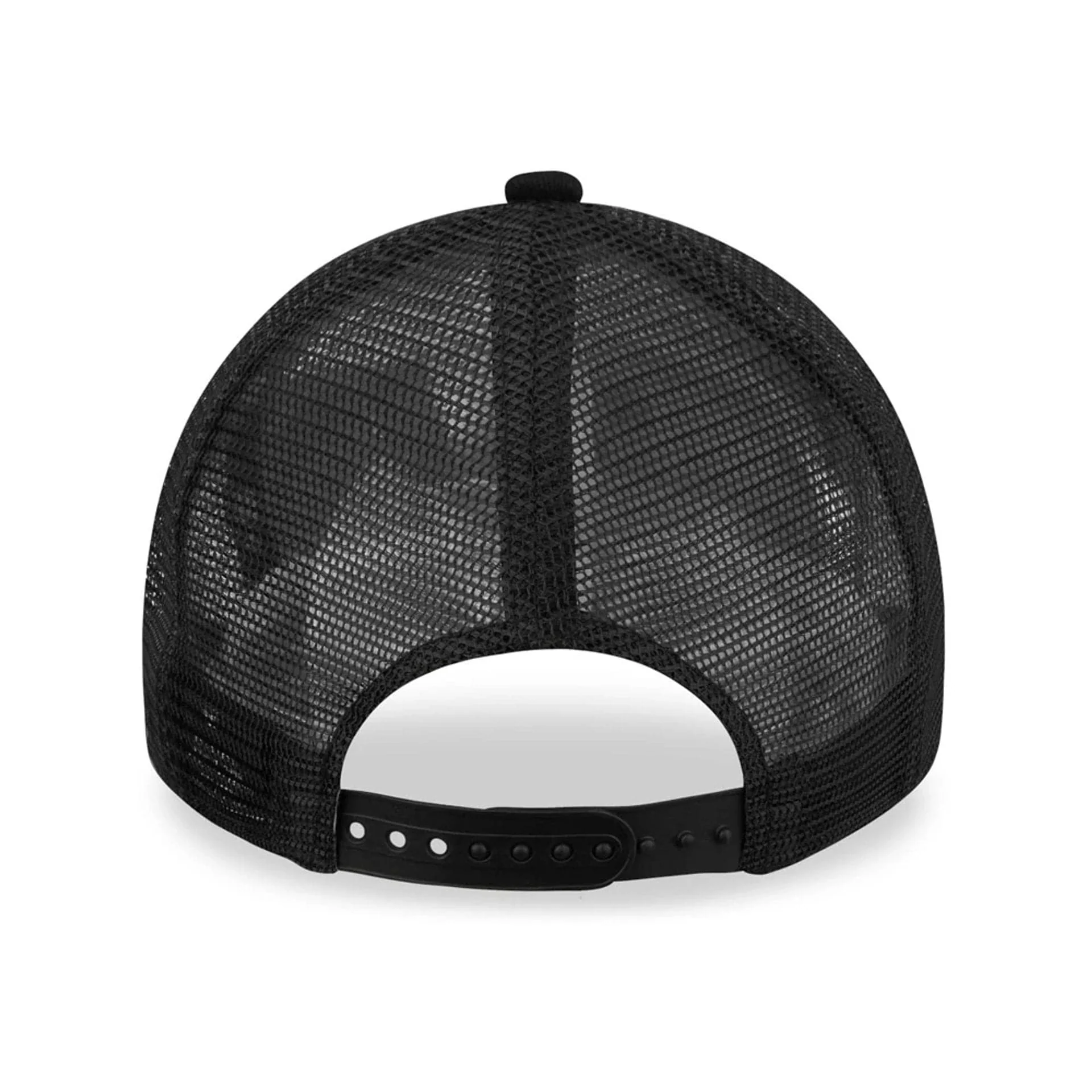 LA Lakers Tonal Black A-Frame Trucker Cap - Image 4