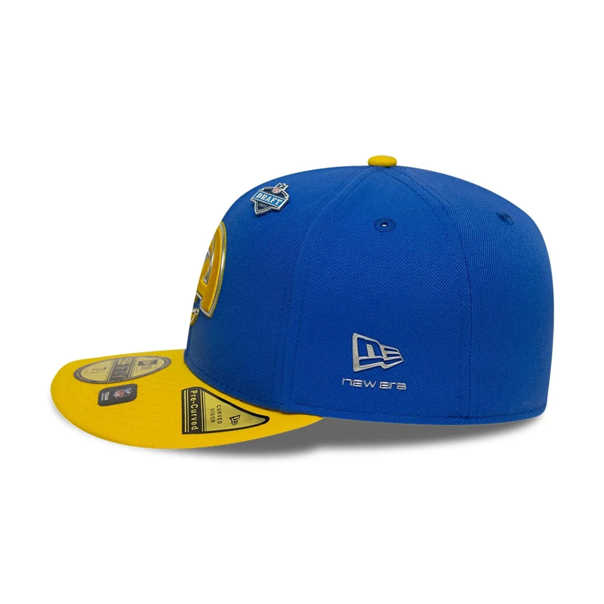 LA Rams NFL Draft 2026 Bright Blue 59FIFTY Fitted Cap - Image 6