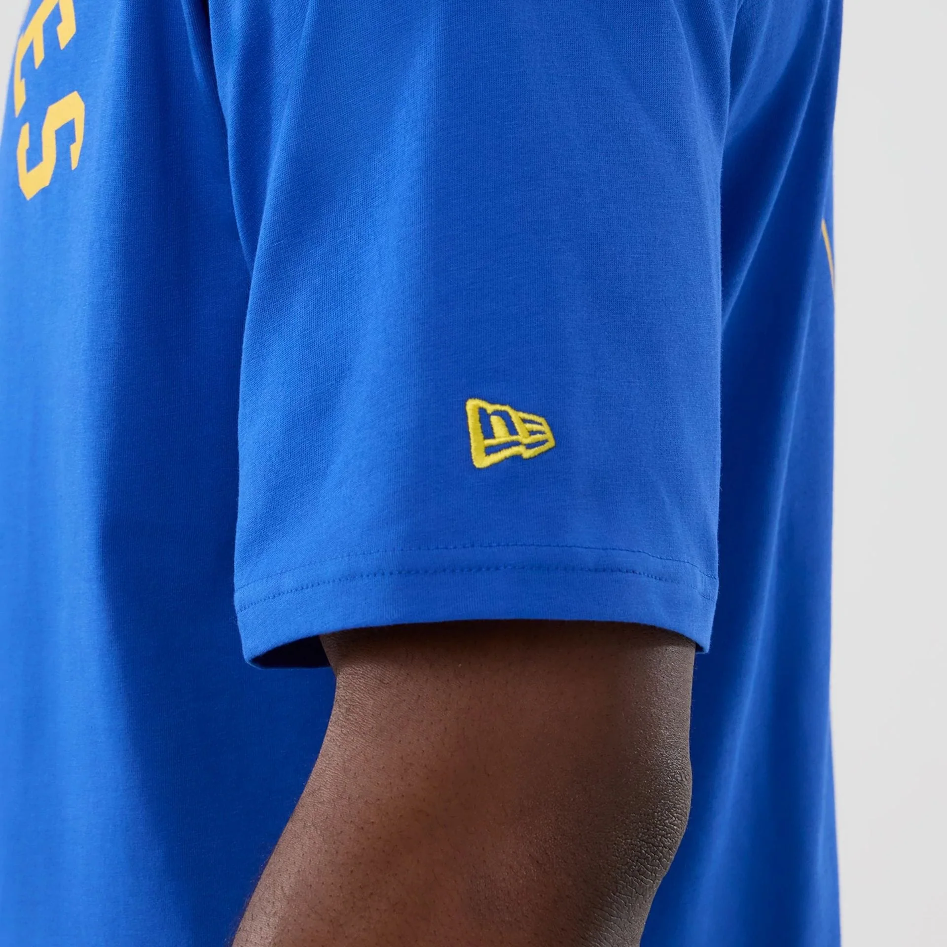 LA Rams NFL International Series Games 2025 Bright Blue Oversized T-Shirt - Image 6
