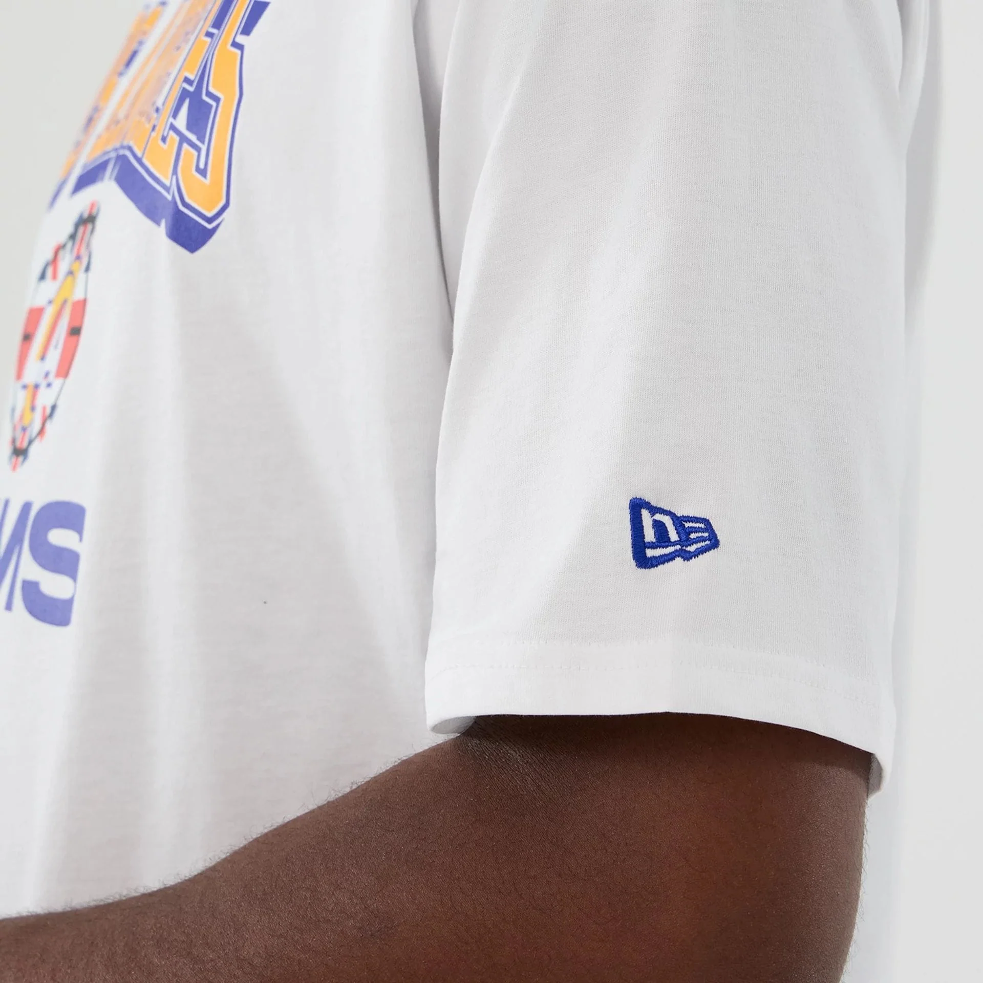 LA Rams NFL International Series Games 2025 White Oversized T-Shirt - Image 7