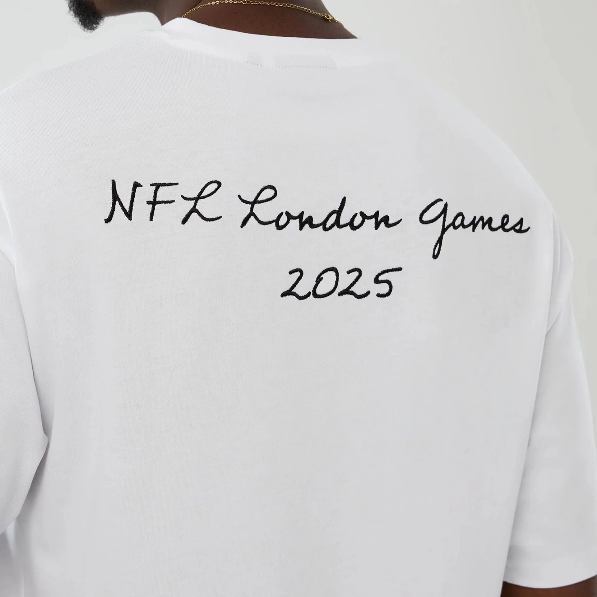 LA Rams NFL International Series Games 2025 White Premium T-Shirt - Image 6