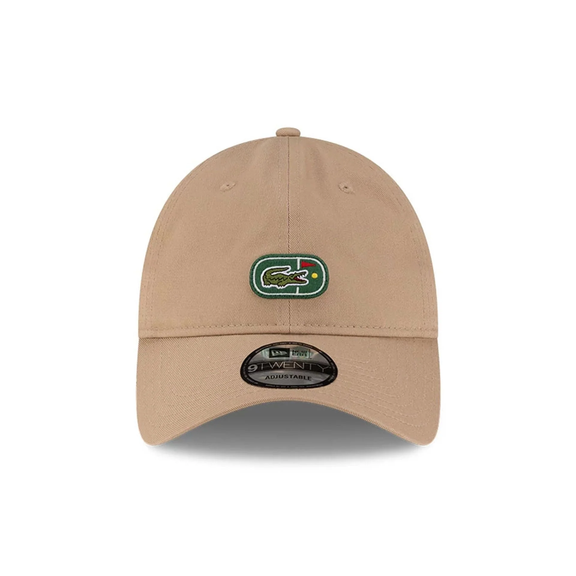Lacoste X New Era Beige 9TWENTY Adjustable Cap - Image 3