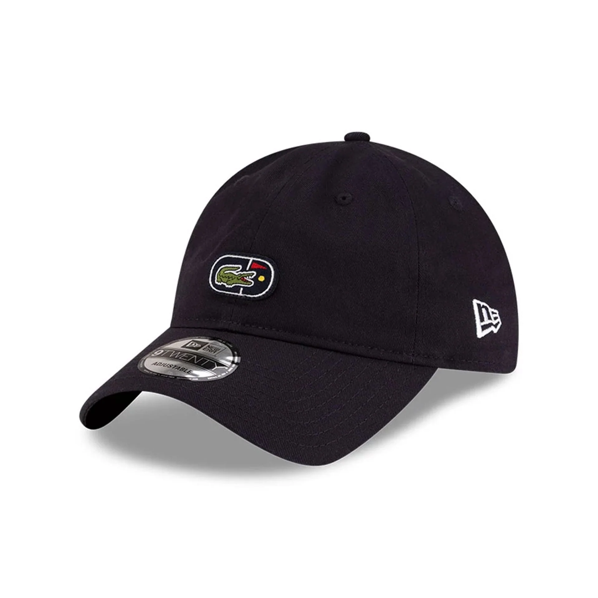 Lacoste X New Era Navy 9TWENTY Adjustable Cap - Image 2