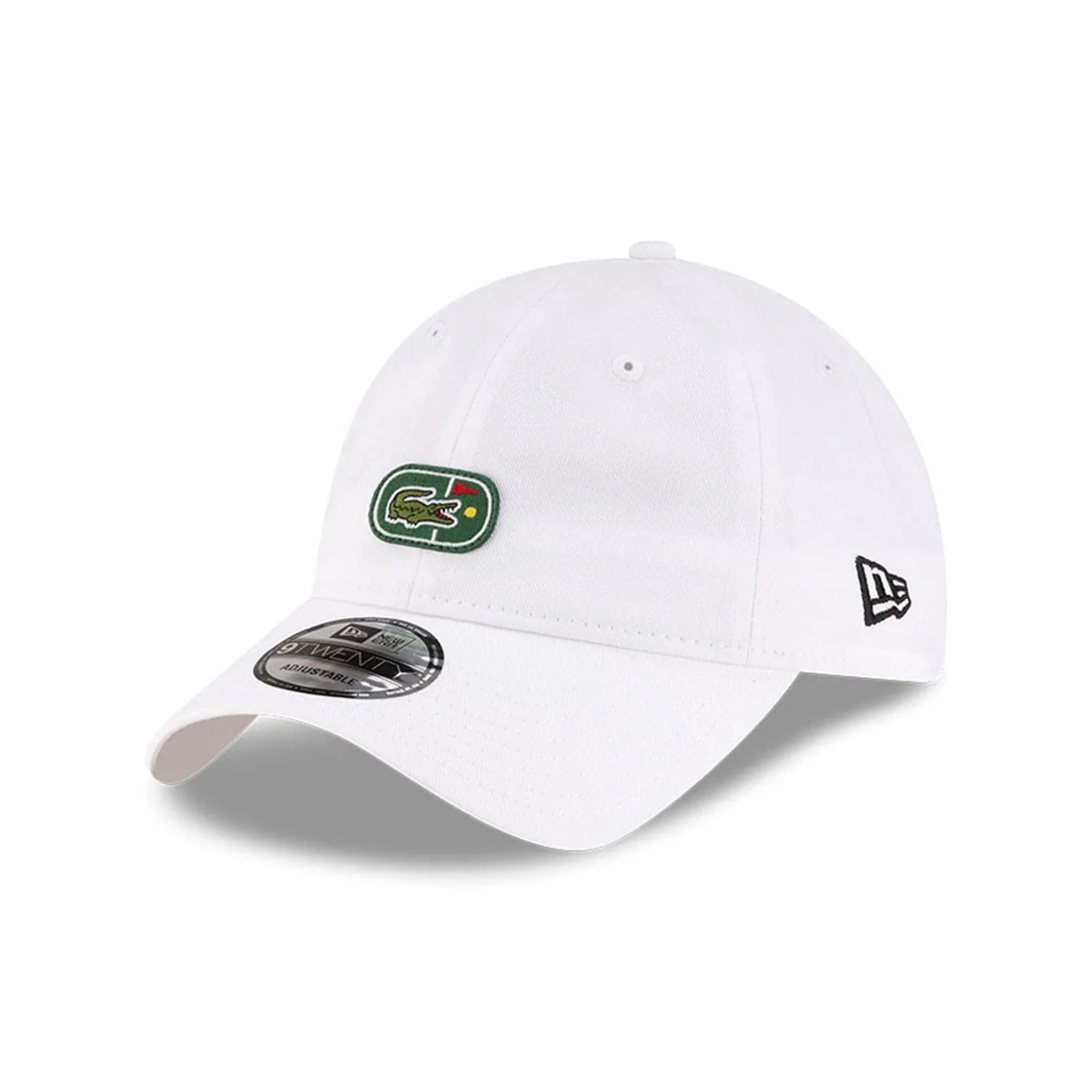 Lacoste X New Era White 9TWENTY Adjustable Cap - Image 2