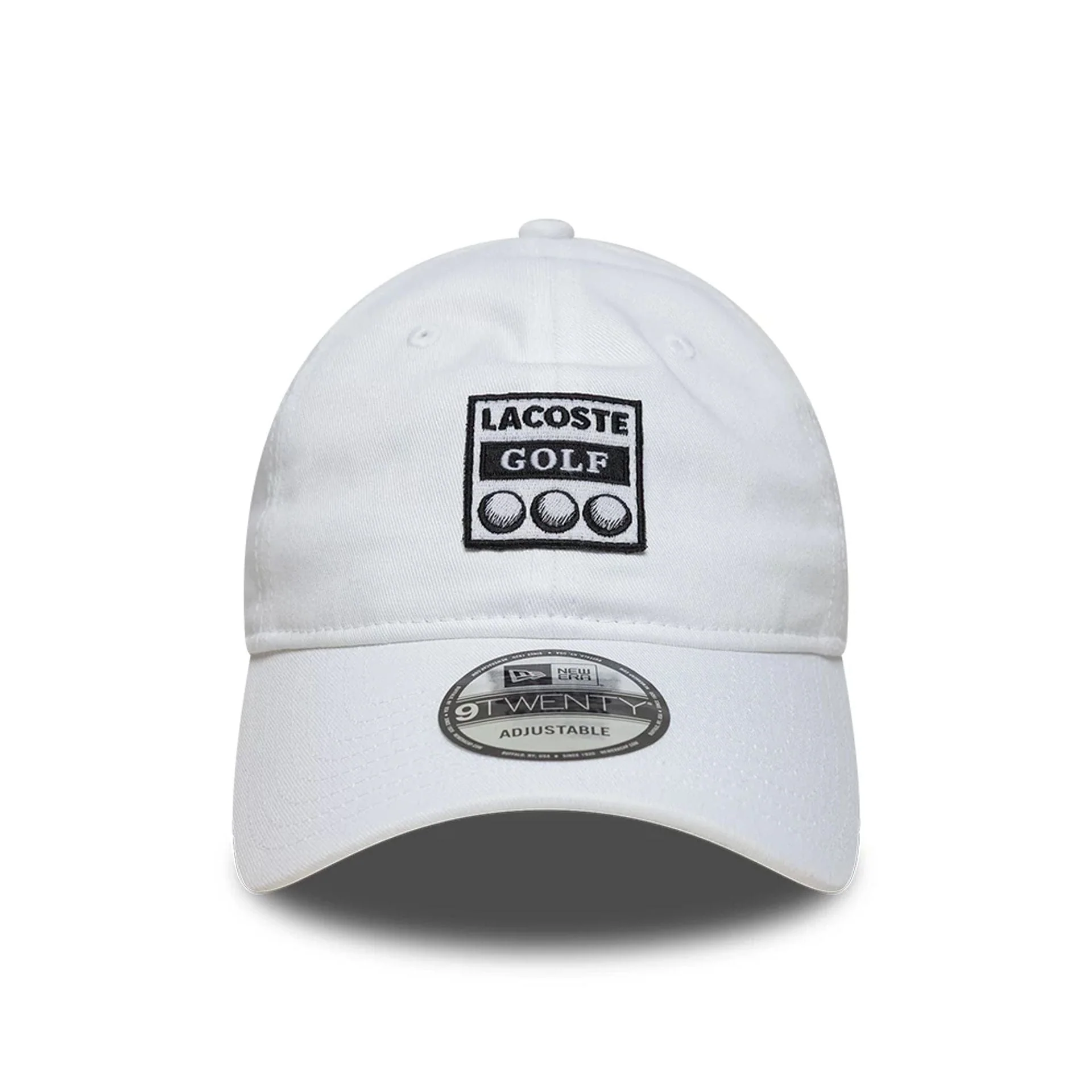 Lacoste X New Era White 9TWENTY Adjustable Cap - Image 2
