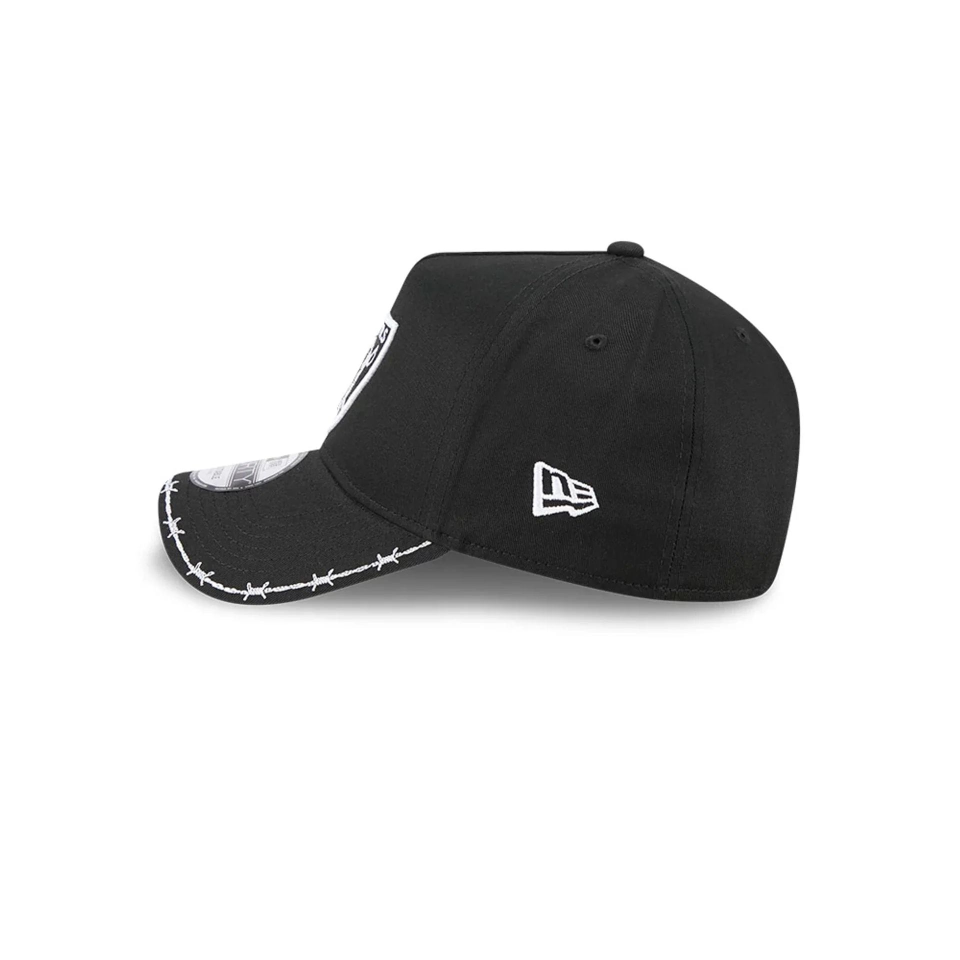 Las Vegas Raiders MLB Barb Visor Black 9FORTY A-Frame Adjustable Cap - Image 5