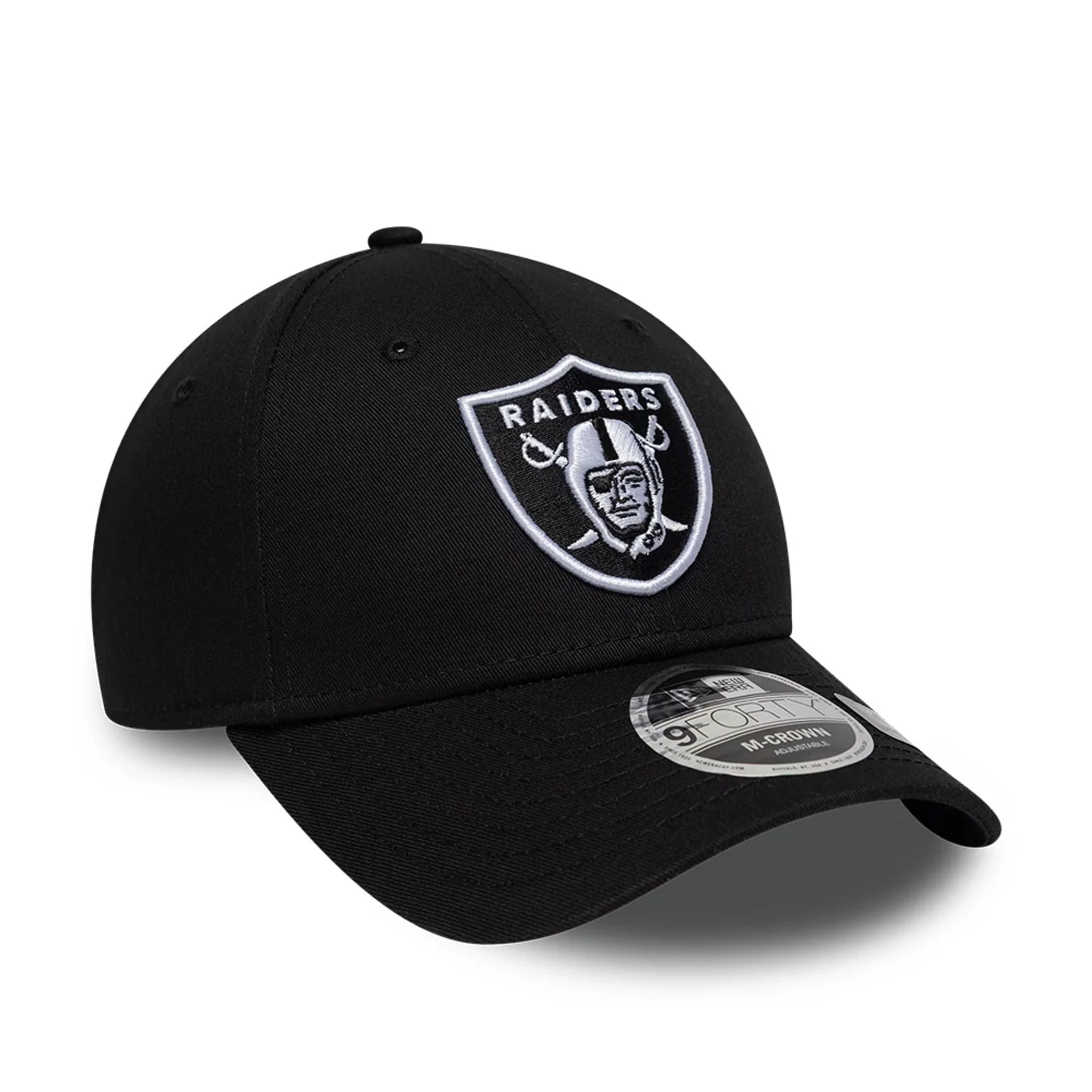 Las Vegas Raiders NFL Black 9FORTY M-Crown Adjustable Cap - Image 3