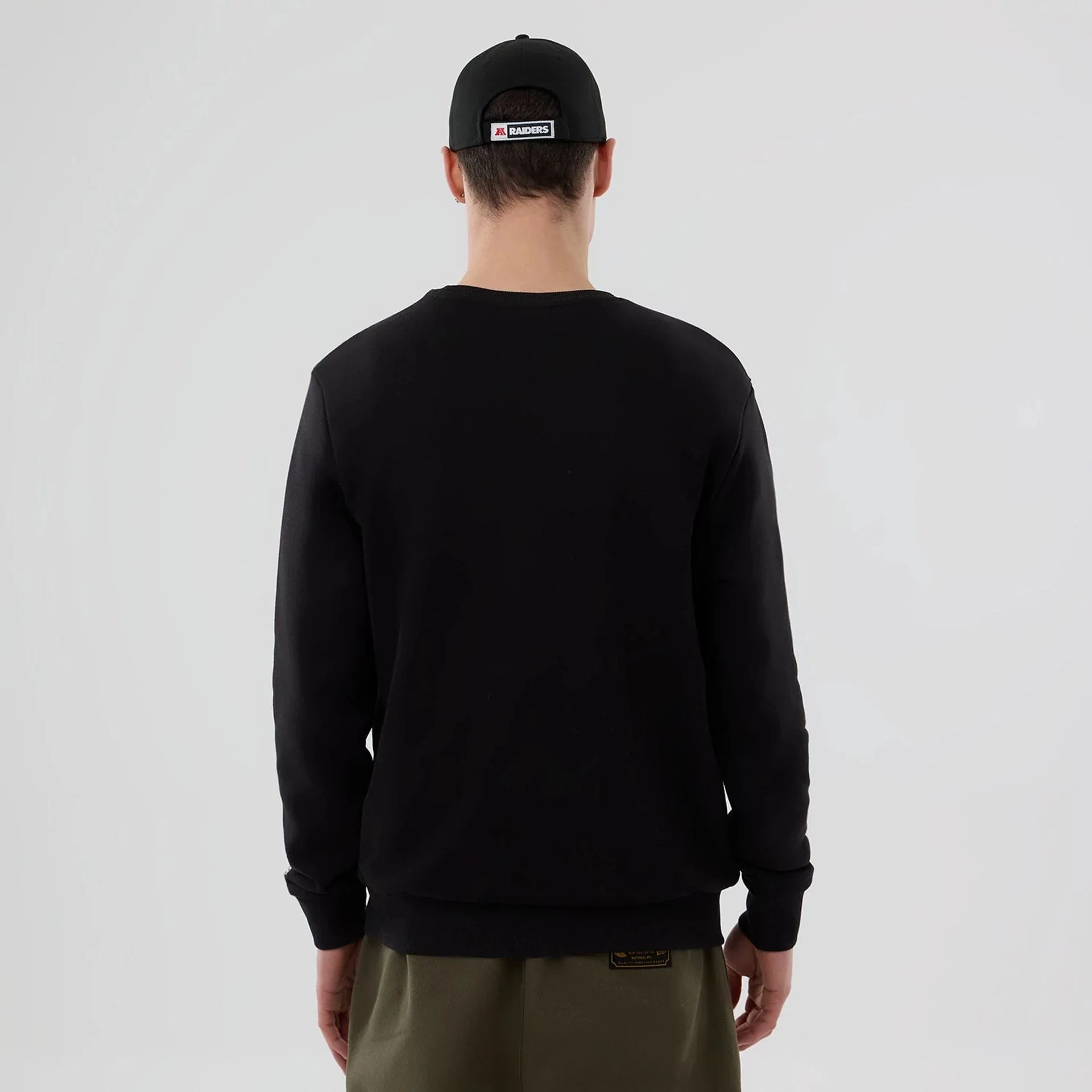 Las Vegas Raiders NFL Black Crew Neck Sweater - Image 2