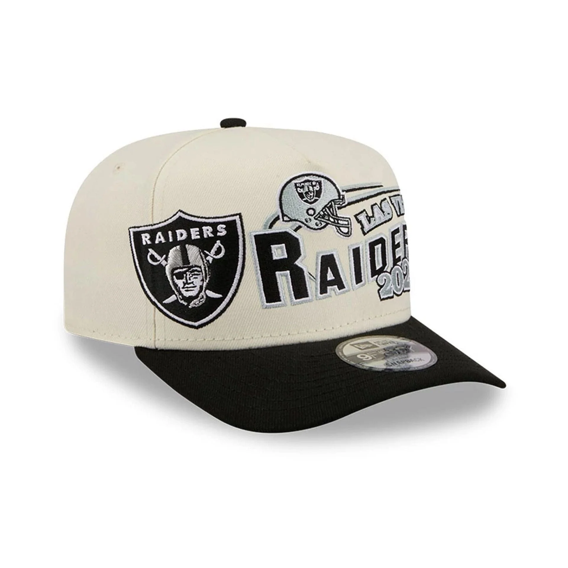 Las Vegas Raiders NFL Classic White 9FIFTY A-Frame Snapback Adjustable Cap - Image 4