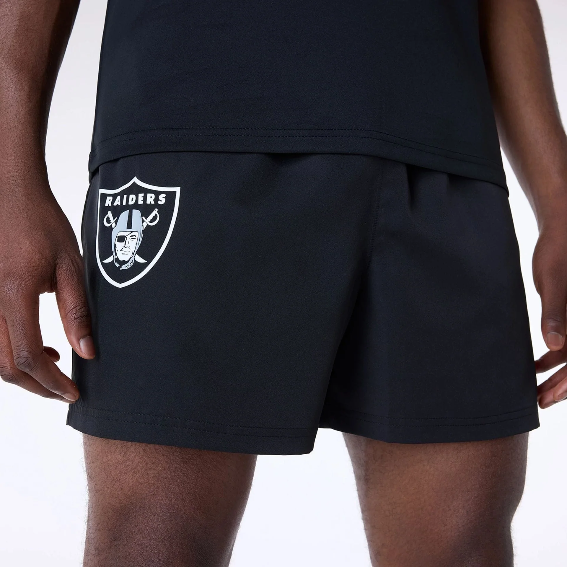 Las Vegas Raiders NFL Essentials Black Shorts - Image 7