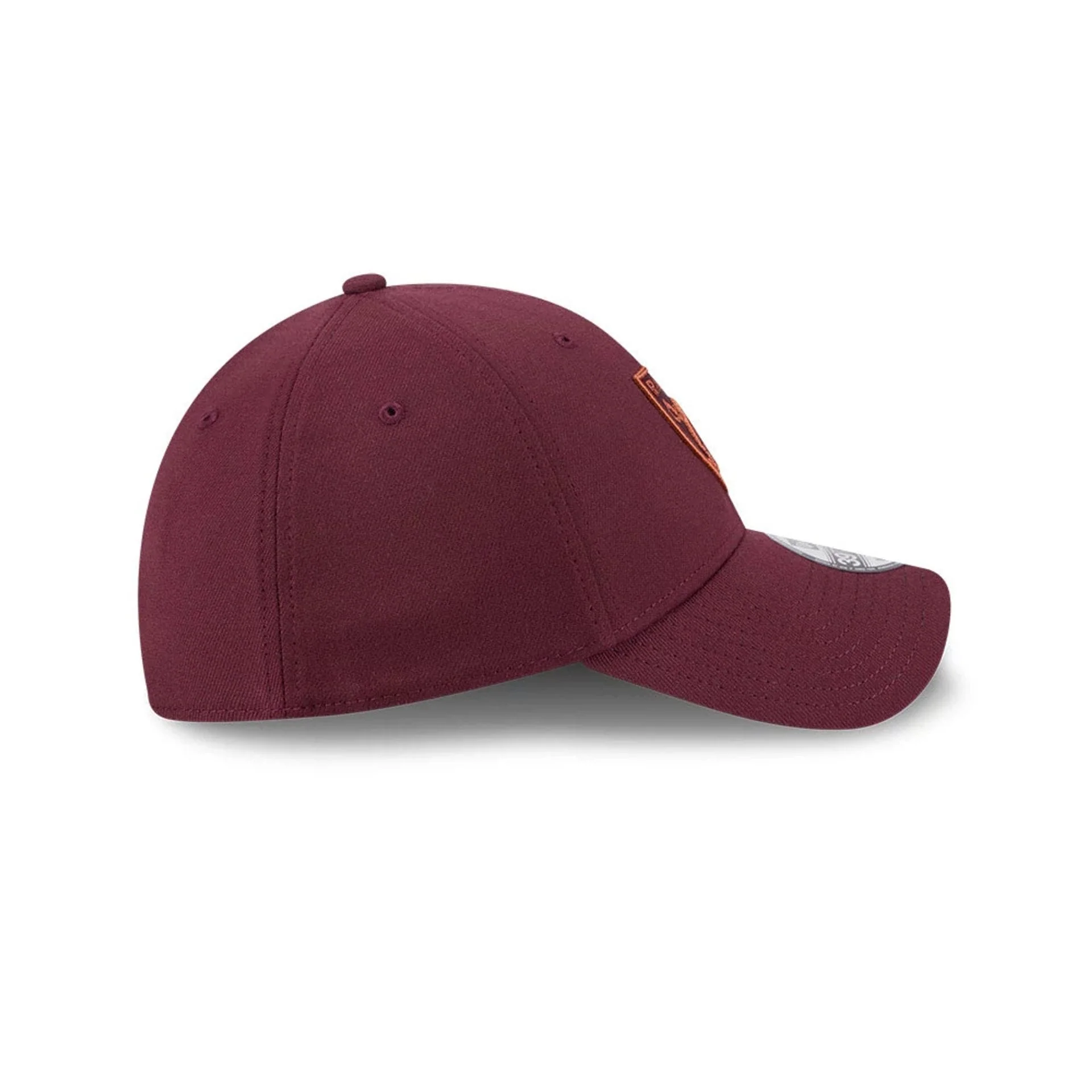 Las Vegas Raiders NFL Frosted Rust Dark Red 39THIRTY Stretch Fit Cap - Image 7