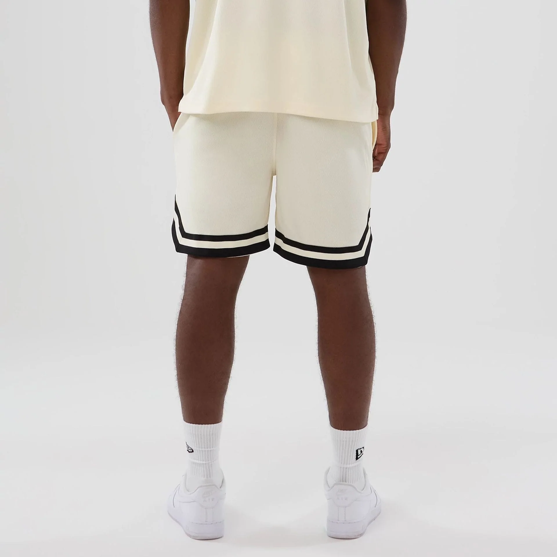 Las Vegas Raiders NFL Historic Cream Shorts - Image 2
