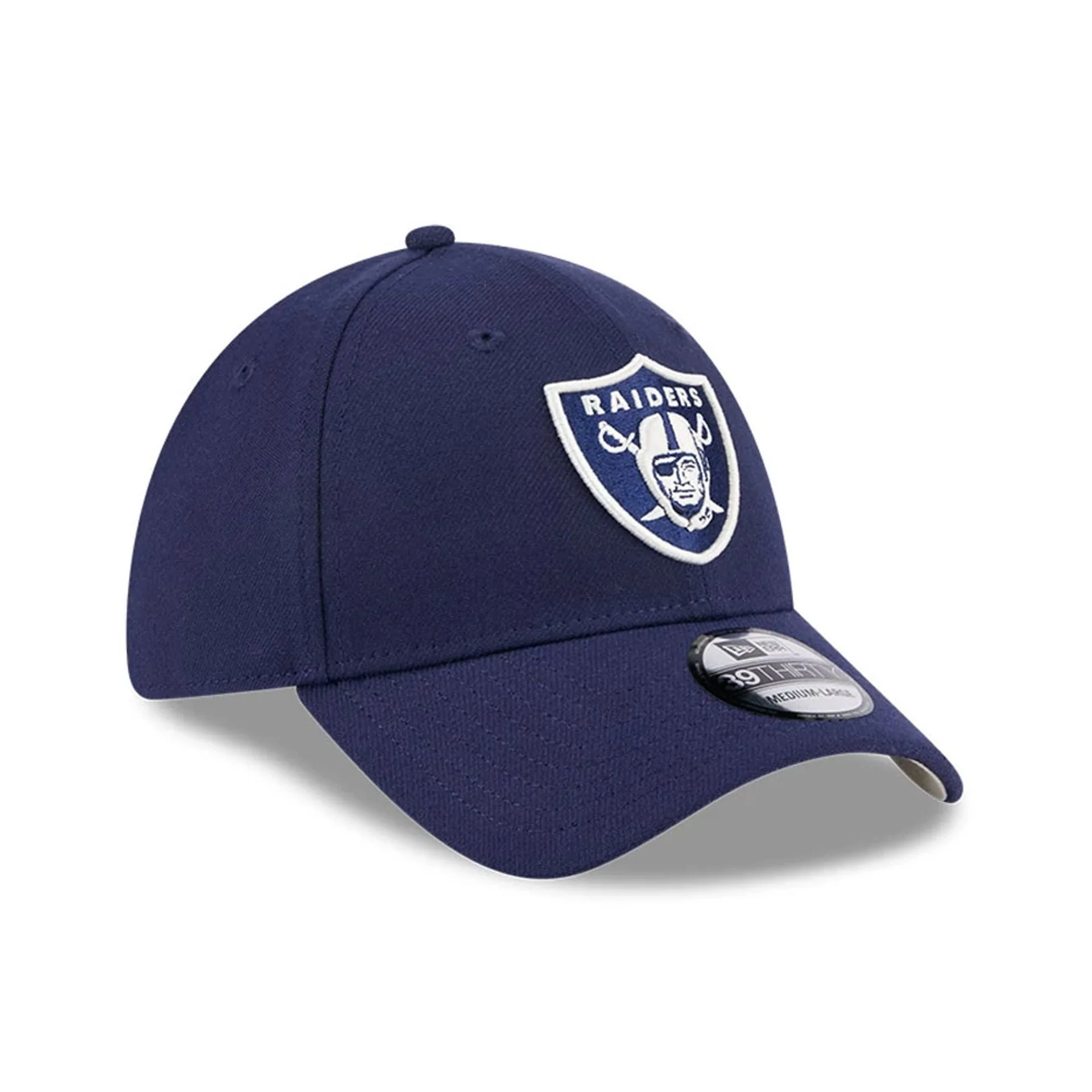 Las Vegas Raiders NFL Lifestyle Navy 39THIRTY Stretch Fit Cap - Image 4