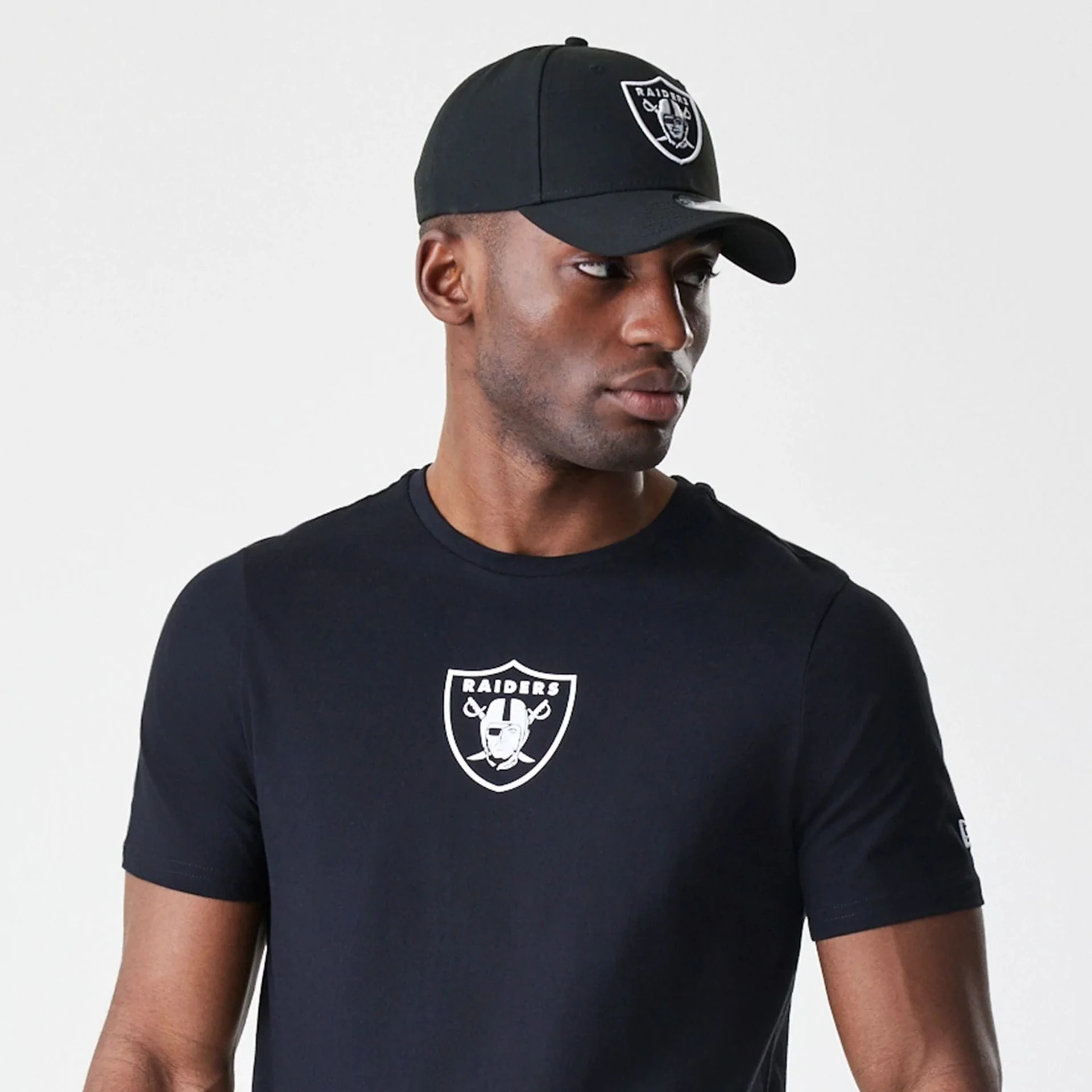 Las Vegas Raiders NFL Logo Black T-Shirt - Image 6