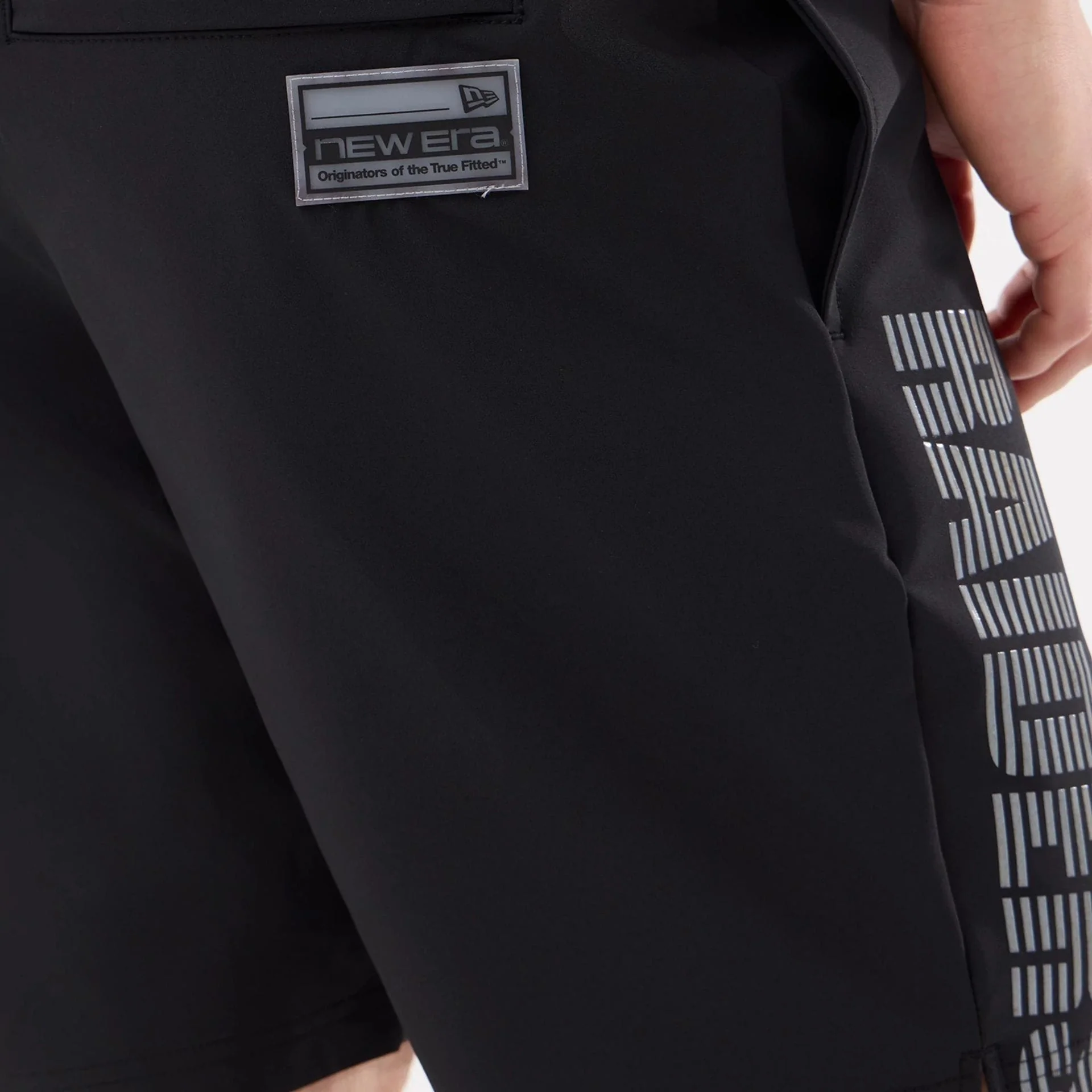 Las Vegas Raiders NFL Match Black Oversized Shorts - Image 6