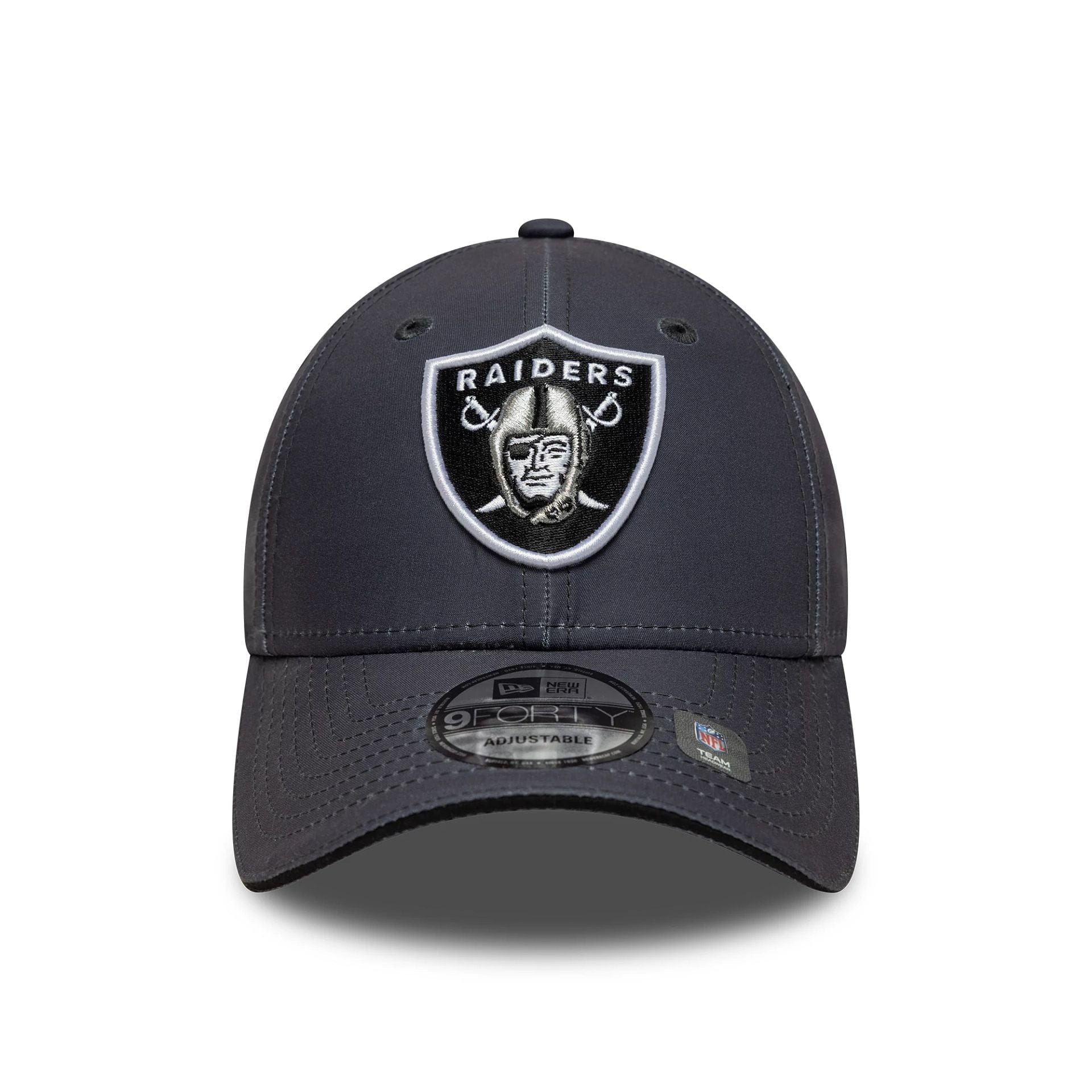 Las Vegas Raiders NFL Microfibre Charcoal 9FORTY Cap - Image 2