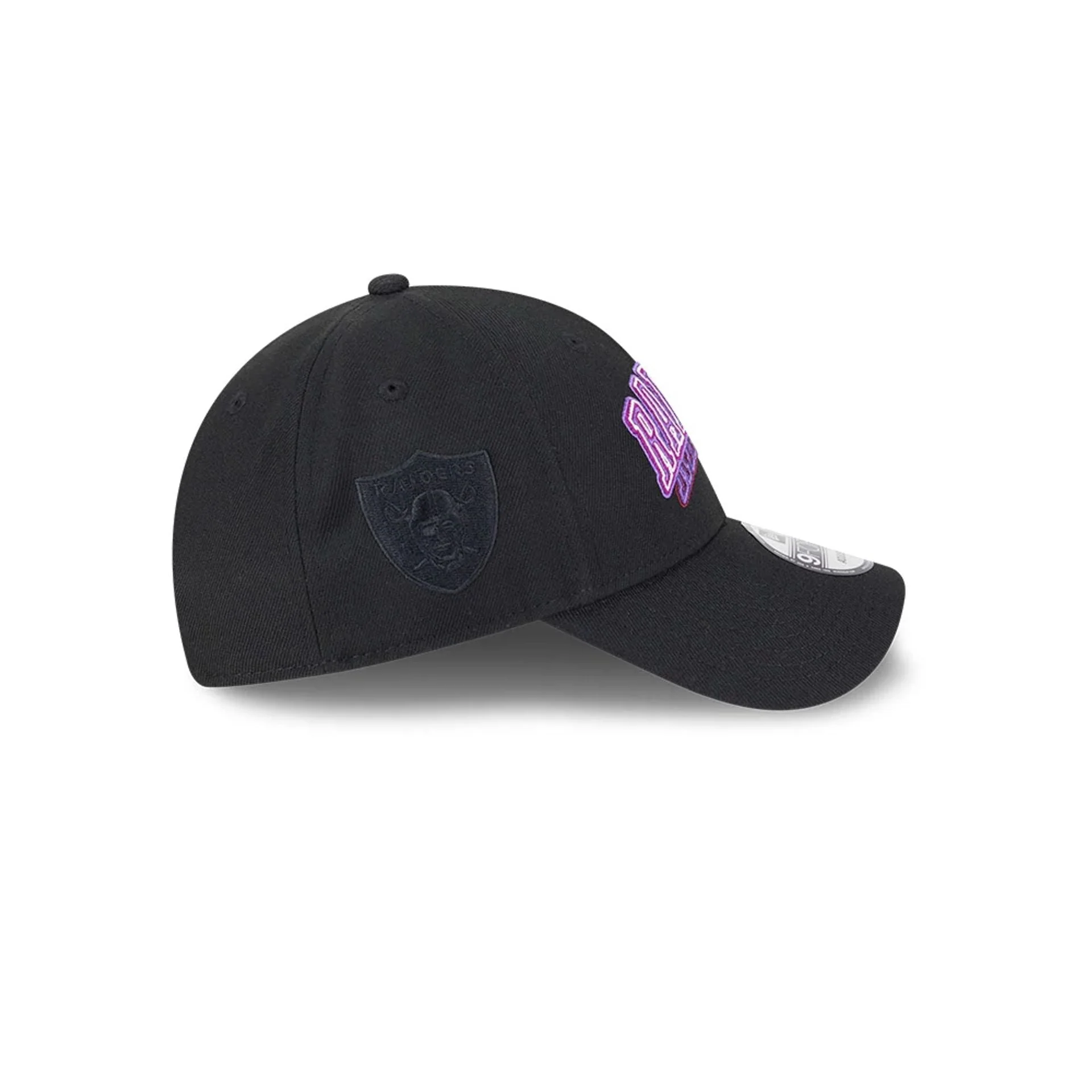 Las Vegas Raiders NFL Neon Black 9FORTY Adjustable Cap - Image 6