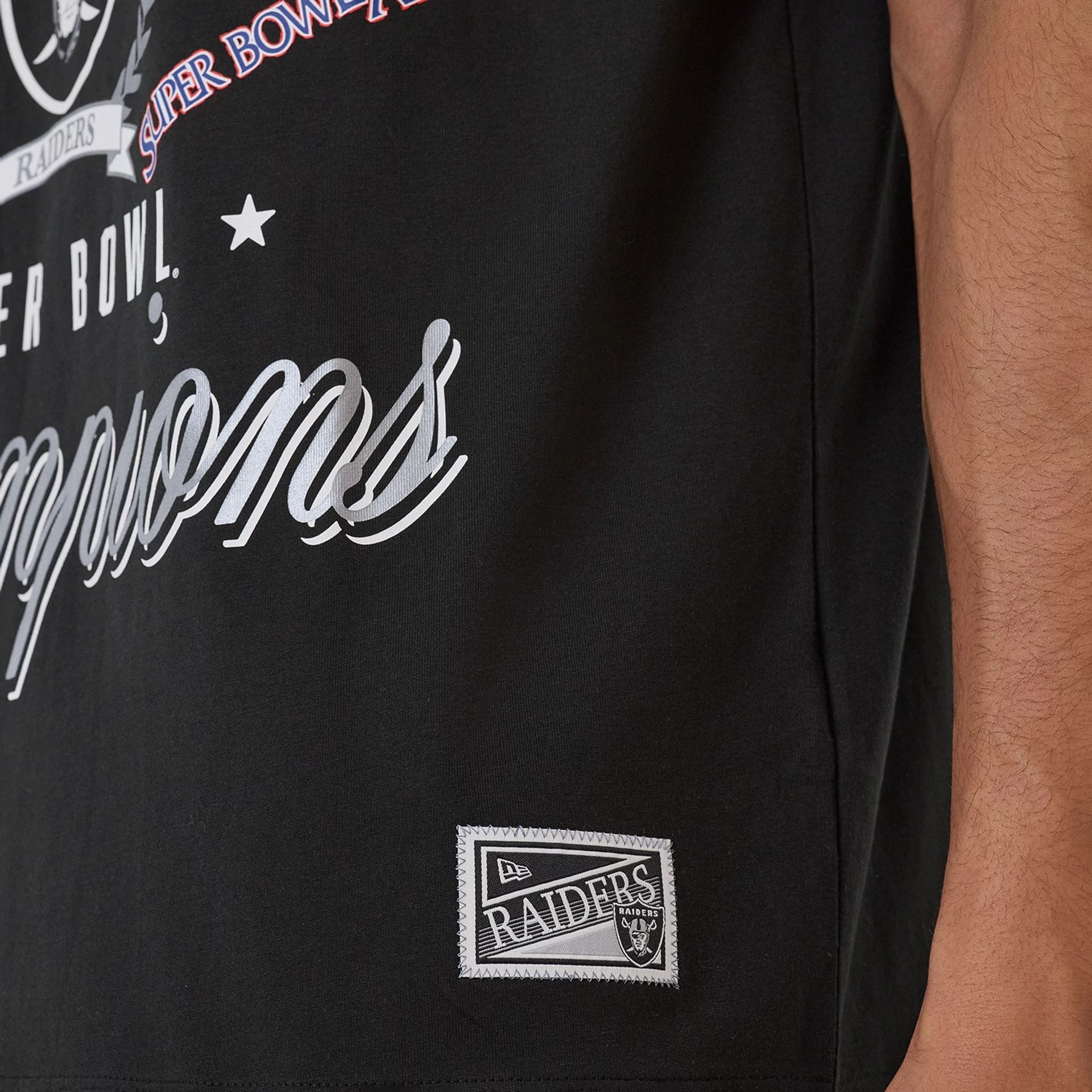 Las Vegas Raiders NFL Sport Classic Black T-Shirt - Image 6