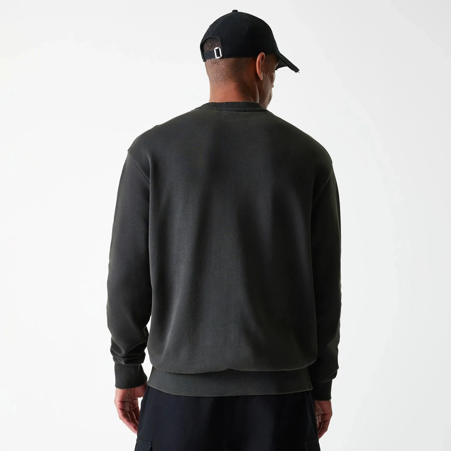 Las Vegas Raiders NFL Washed Super Bowl Grey Oversized Crew Neck Sweater - Image 2