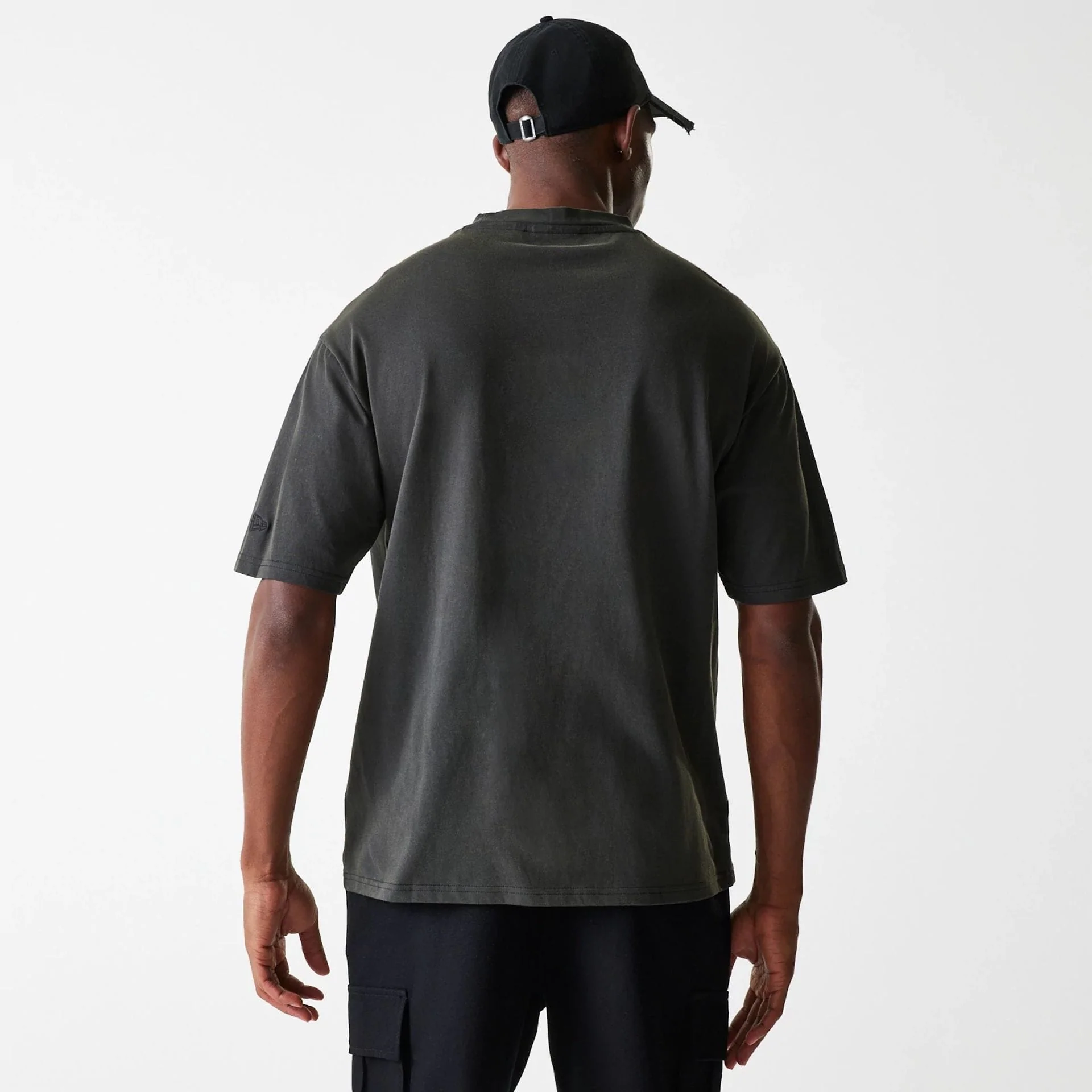 Las Vegas Raiders NFL Washed Super Bowl Grey Oversized T-Shirt - Image 2