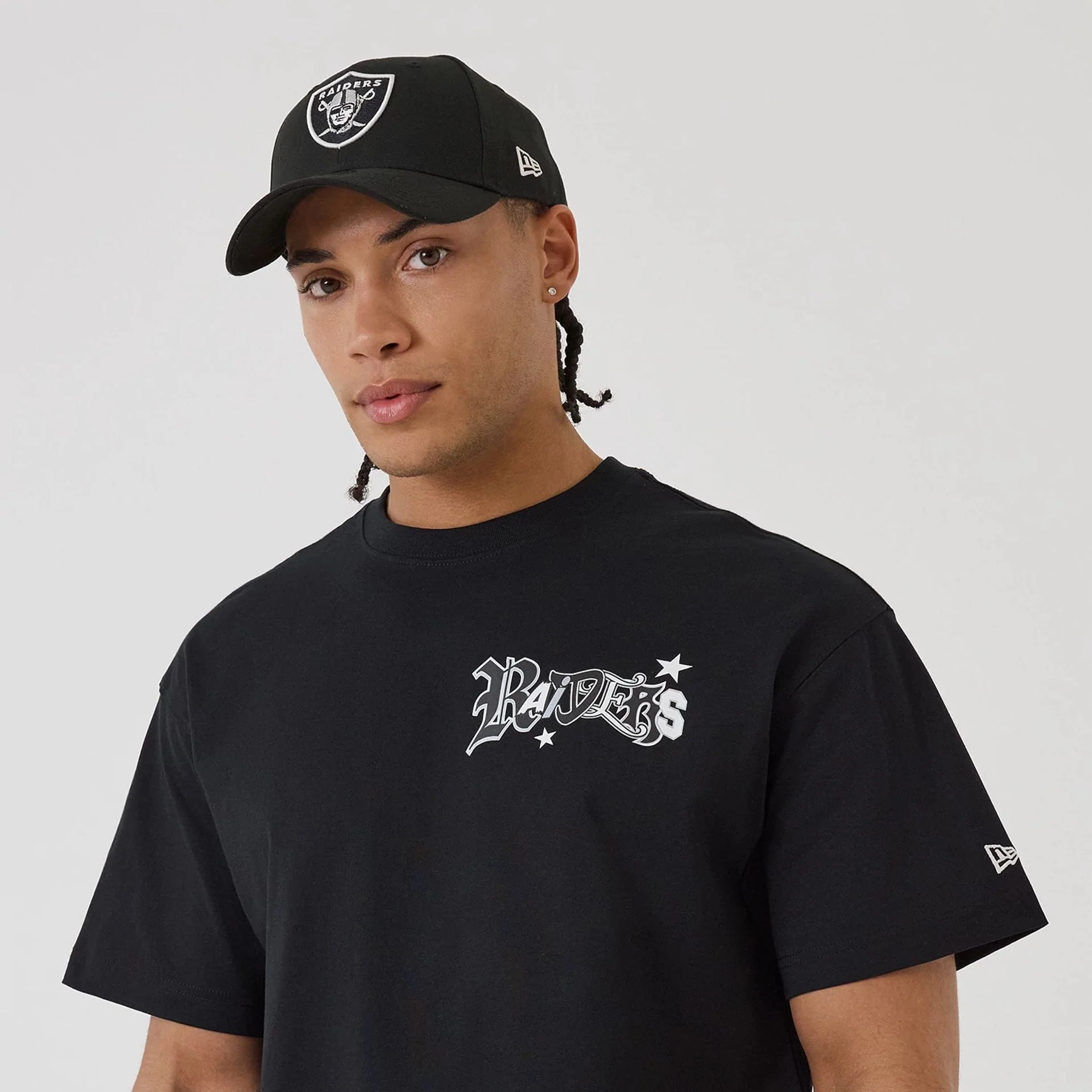 Las Vegas Raiders NFL Word Art Black T-Shirt - Image 7