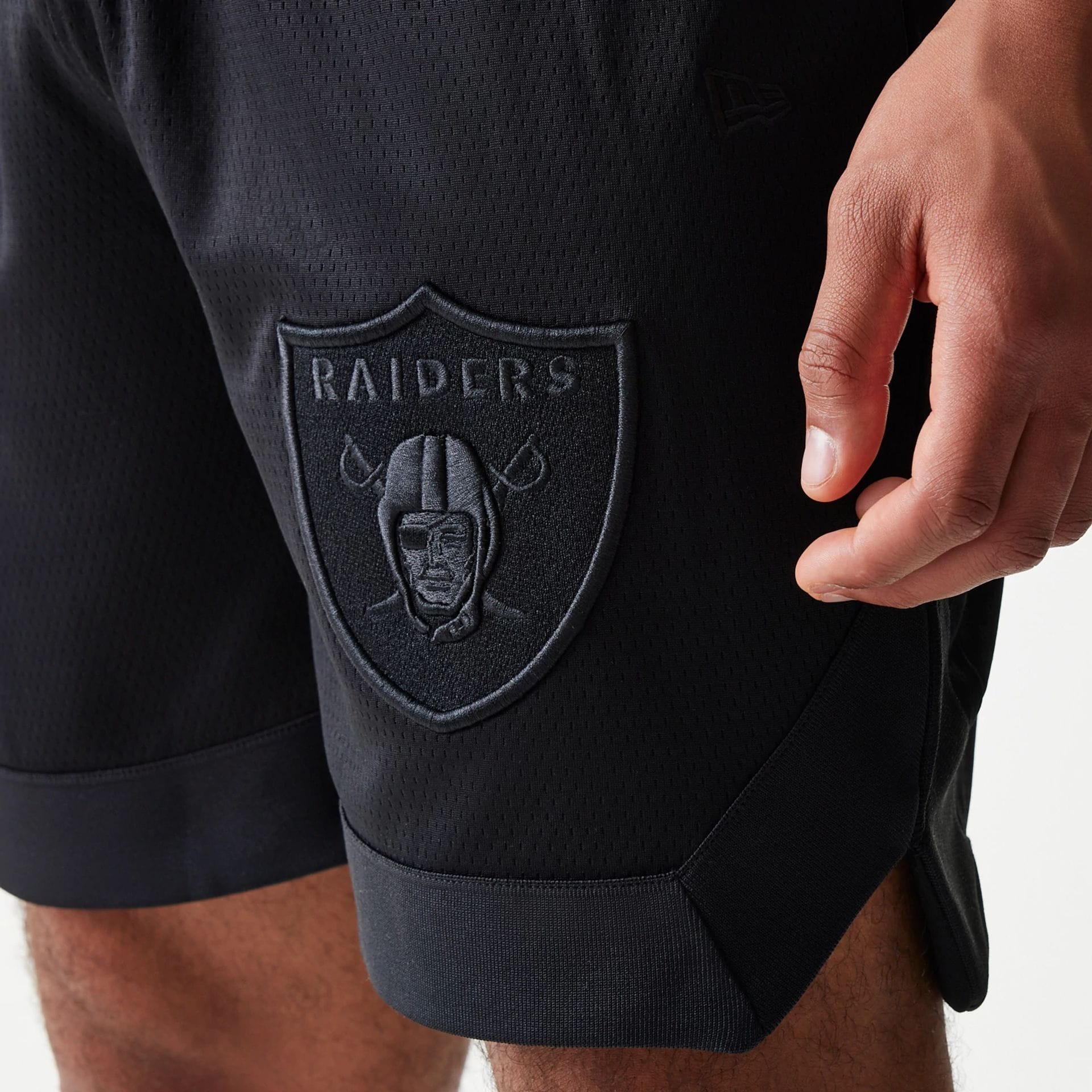 Las Vegas Raiders Tonal Pack Black Shorts - Image 3