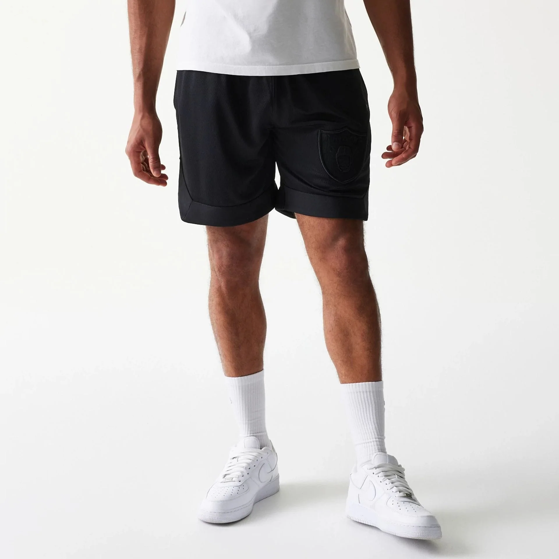 Las Vegas Raiders Tonal Pack Black Shorts - Image 6