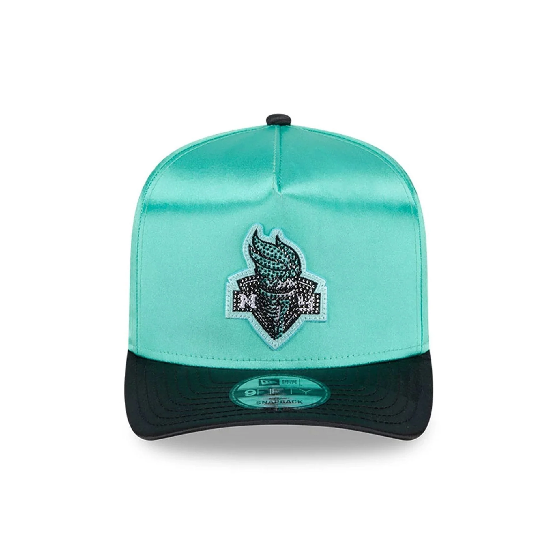 Liberty WNBA Draft 2026 Pastel Green 9FIFTY A-Frame Snapback Adjustable Cap - Image 3