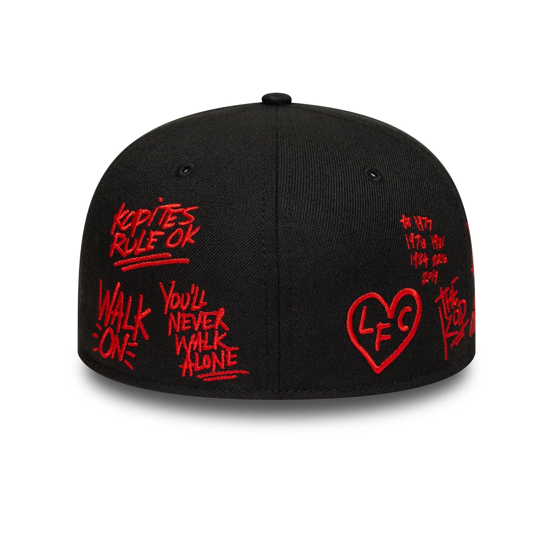 Liverpool FC Scribble Black 59FIFTY Fitted Cap - Image 5