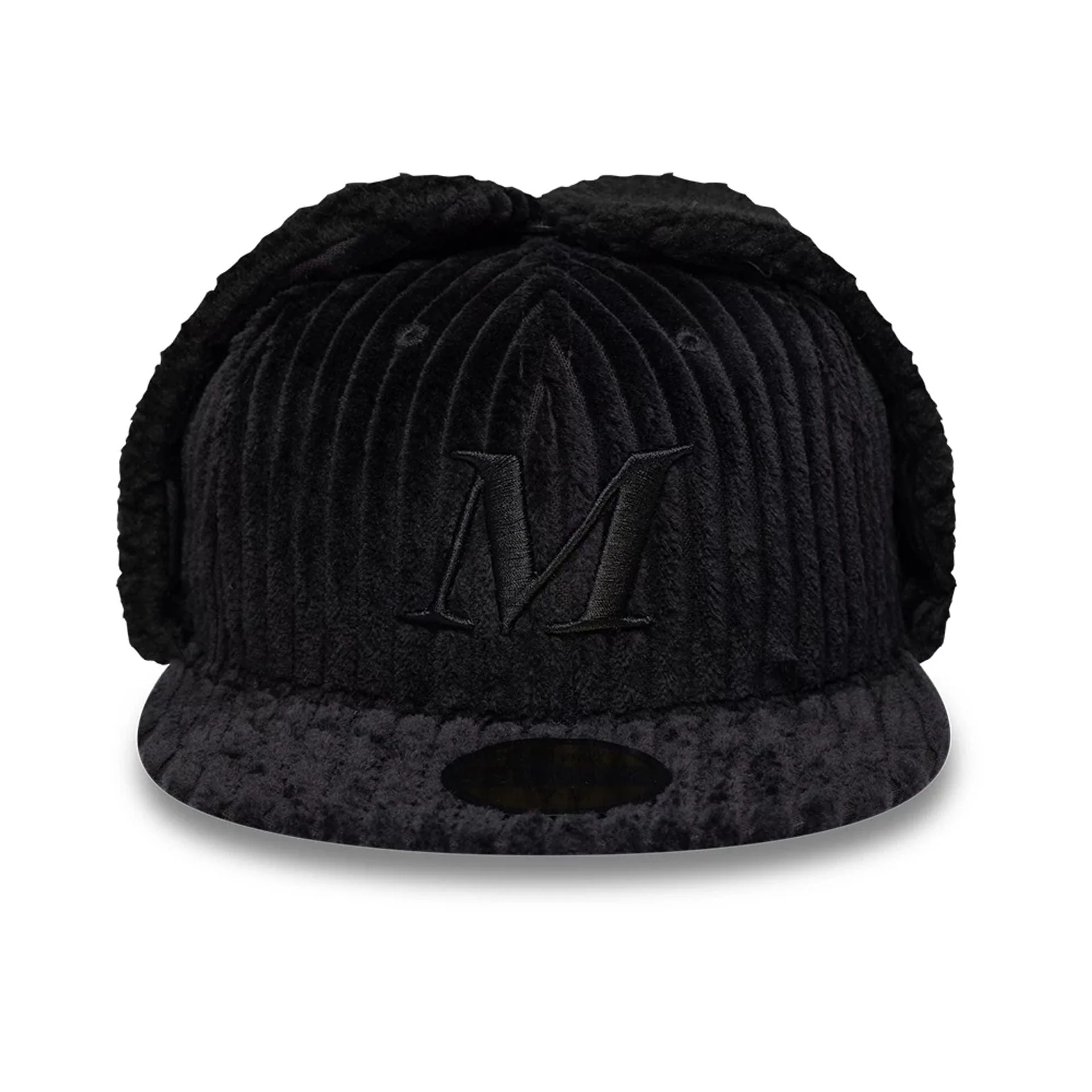 Mains X New Era Cord Black Dogear 59FIFTY Fitted Cap - Image 4