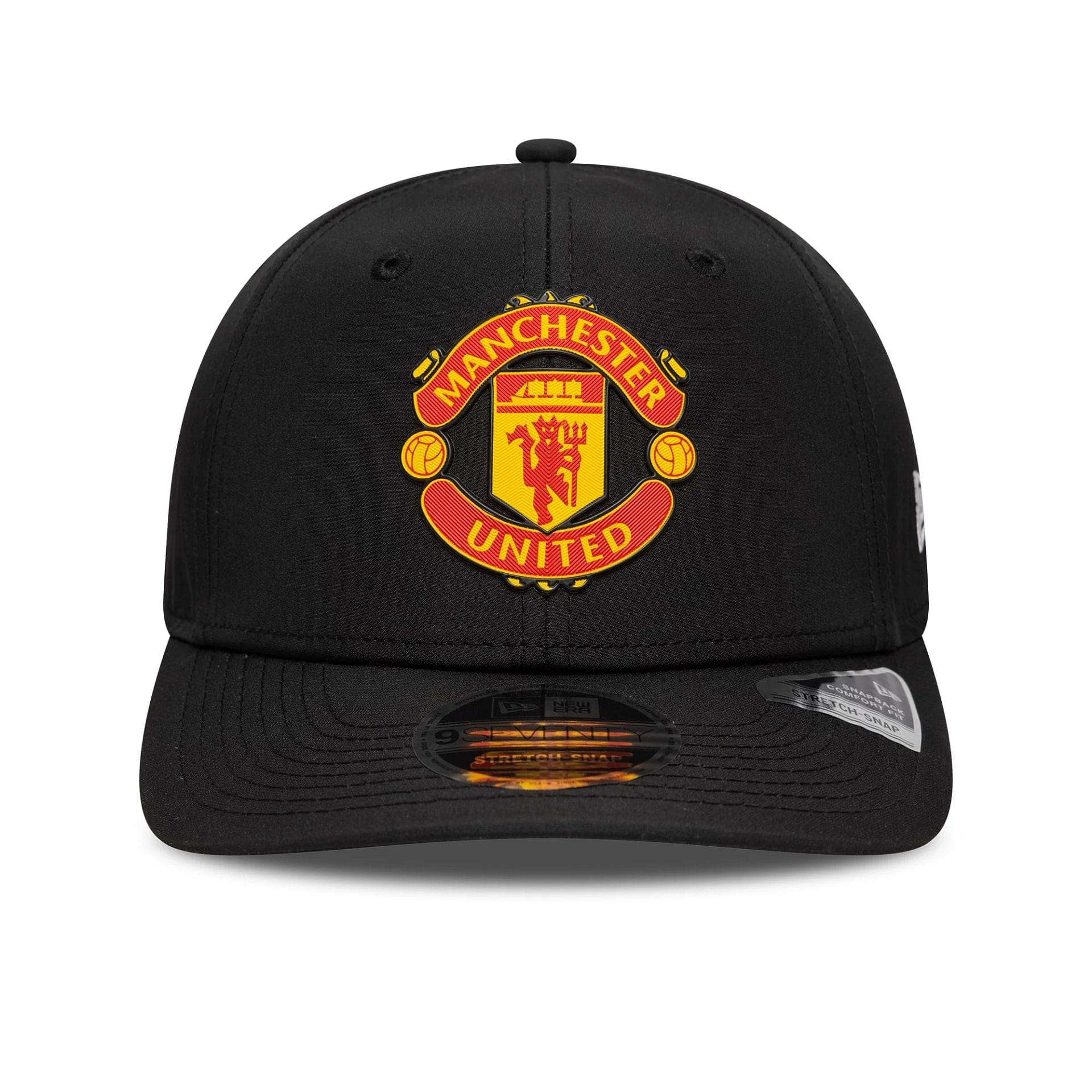 Manchester United FC Black 9SEVENTY Stretch Snap Cap - Image 2