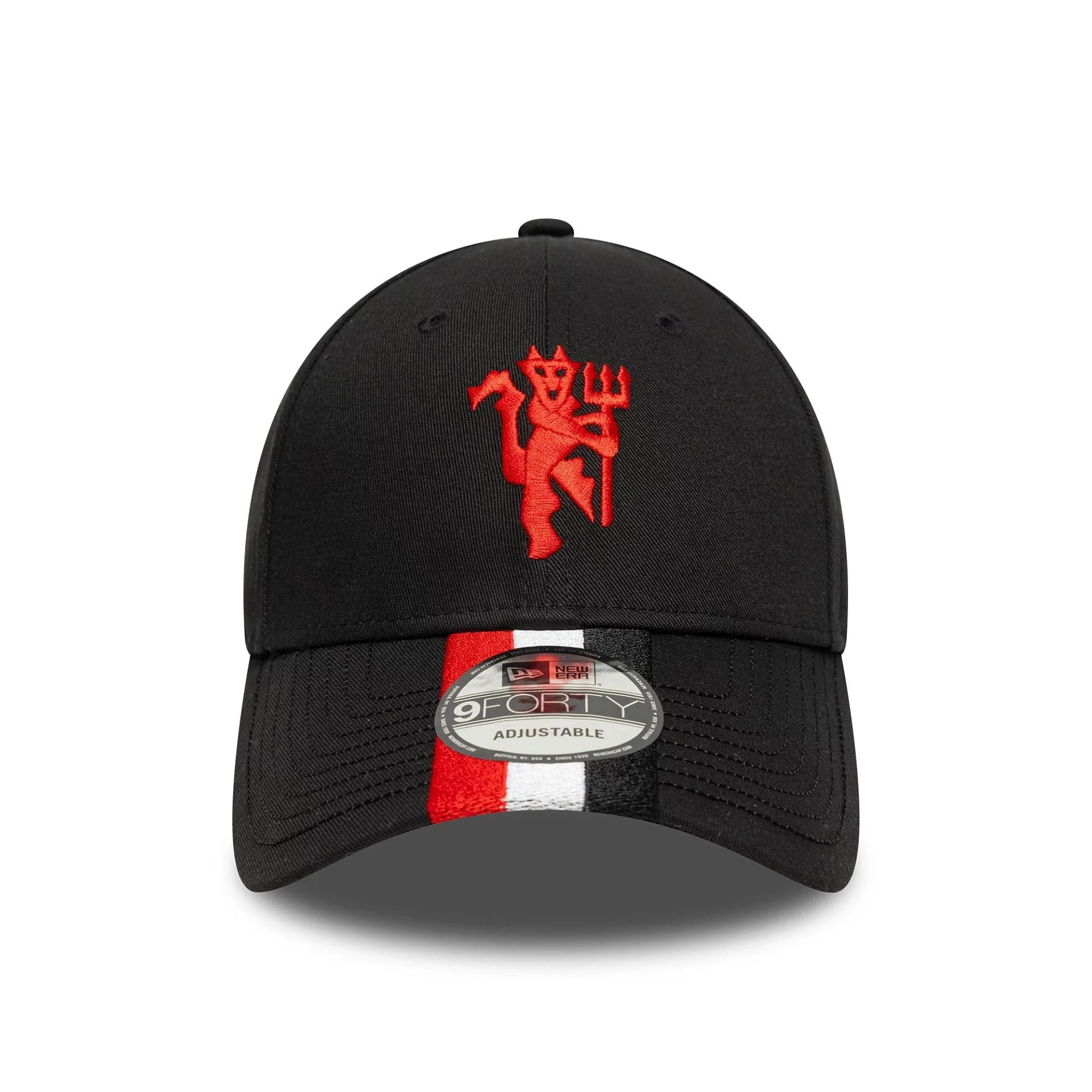 Manchester United FC Stripe Black 9FORTY Cap - Image 2