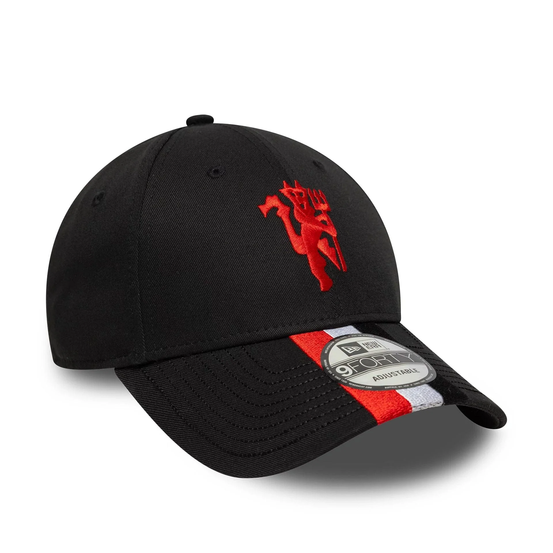 Manchester United FC Stripe Black 9FORTY Cap - Image 3