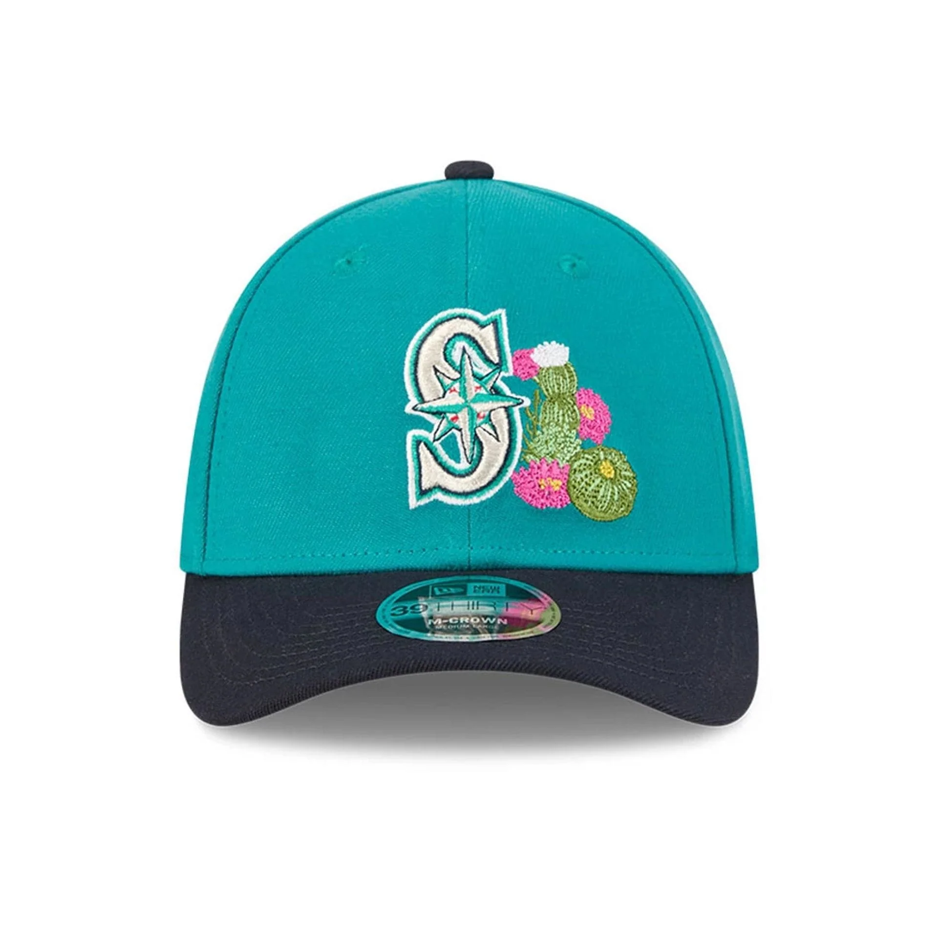 Mariners MLB Spring Training 2026 Green 39THIRTY M-Crown Stretch Fit Cap - Image 3