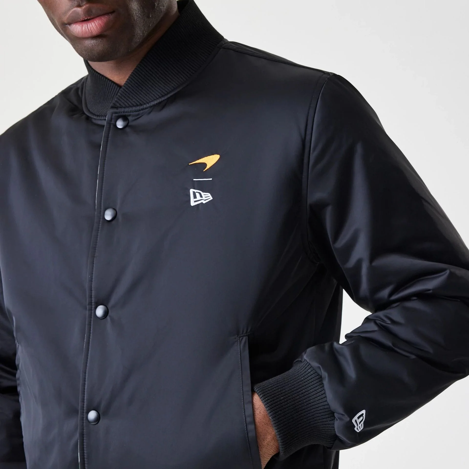 McLaren Racing McLaren Black Reversible Bomber Jacket - Image 4