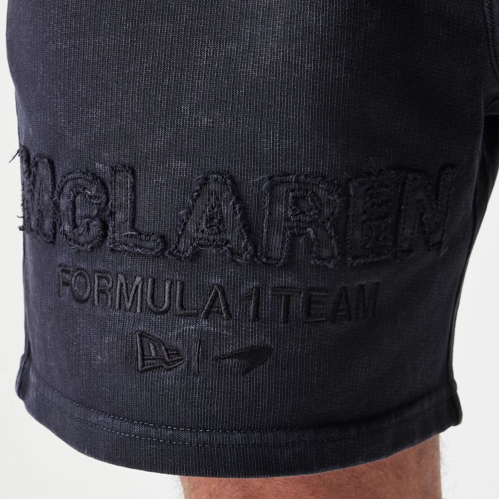McLaren Racing Washed Black Shorts - Image 4