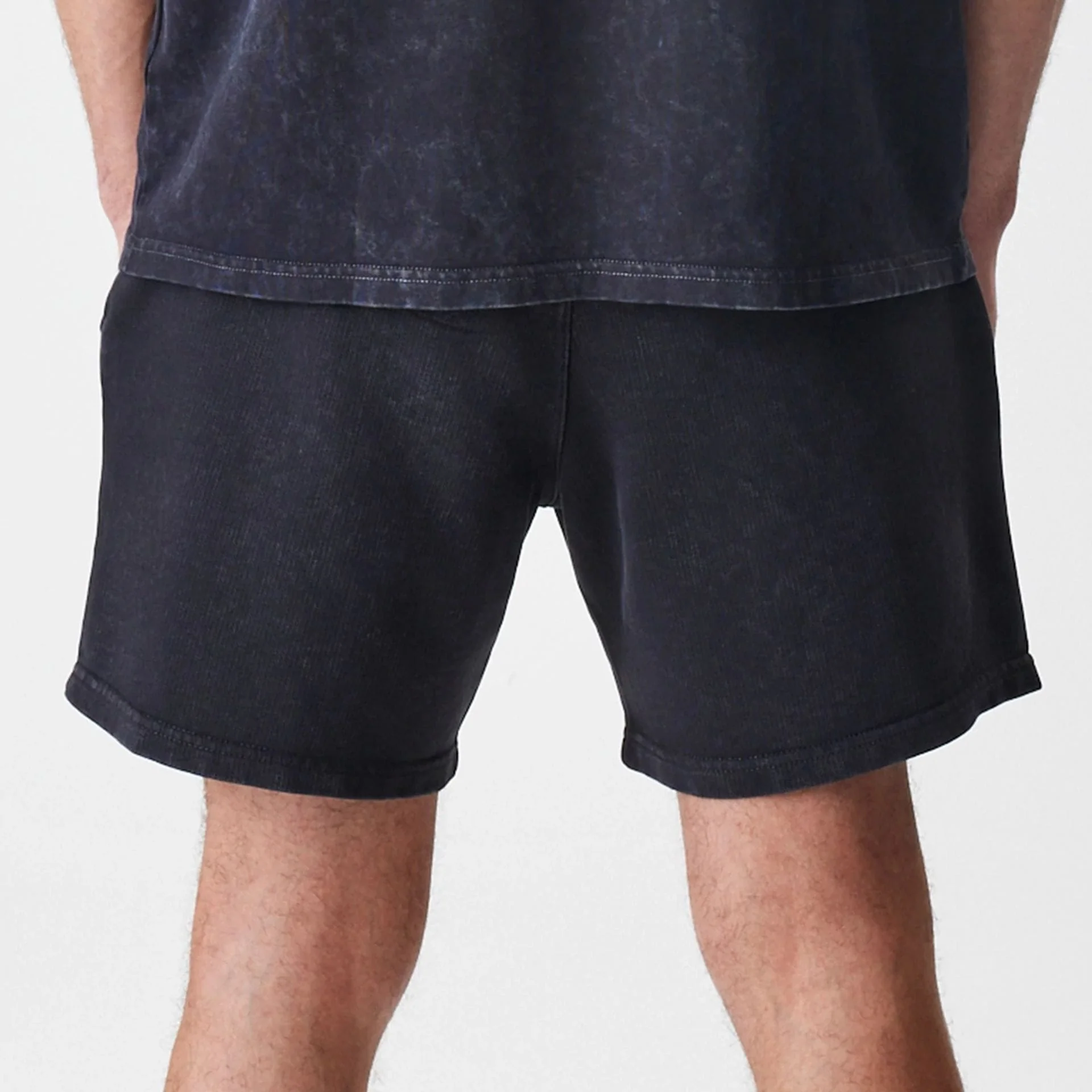 McLaren Racing Washed Black Shorts - Image 7