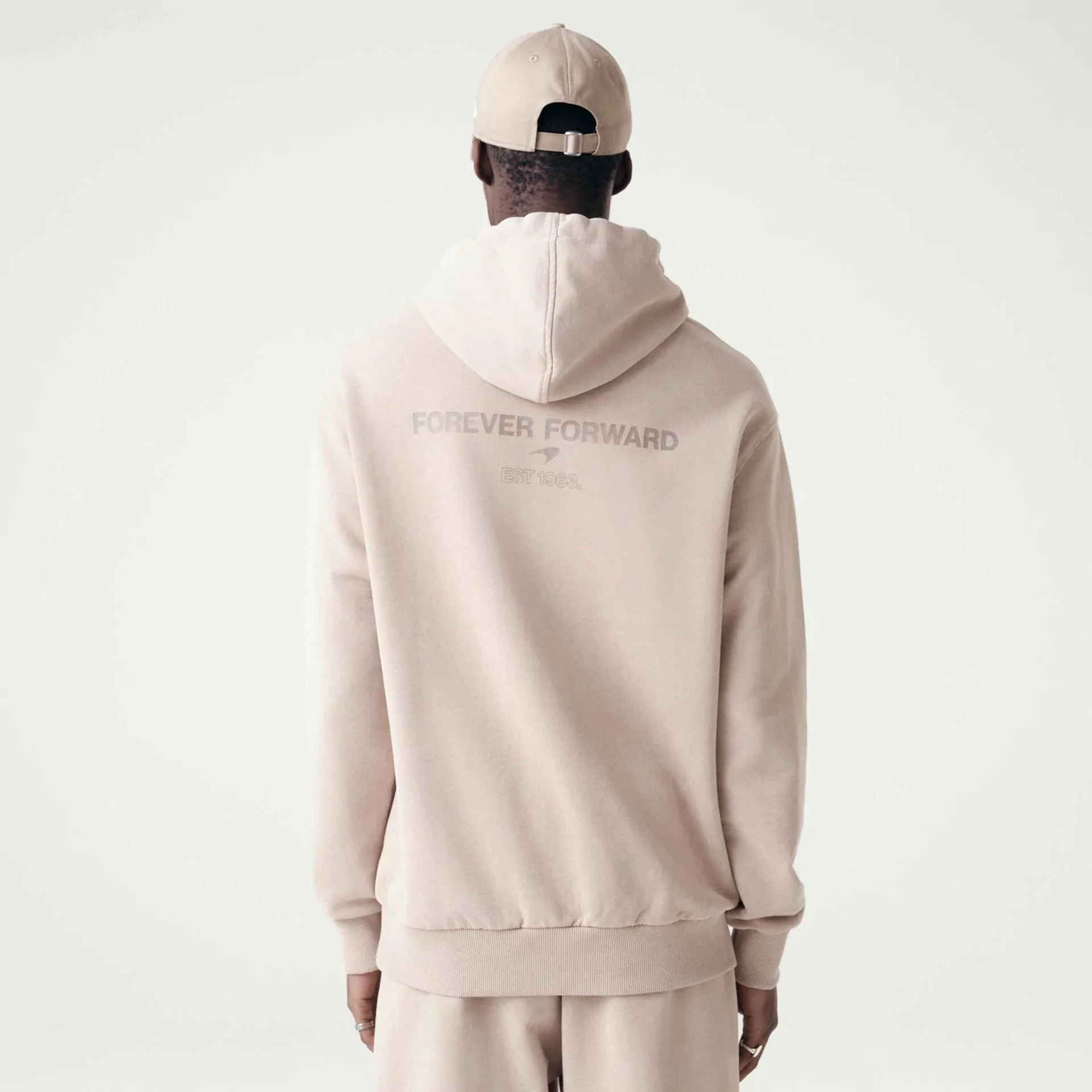 McLaren Racing Washed Pack Beige Oversized Hoodie - Image 2