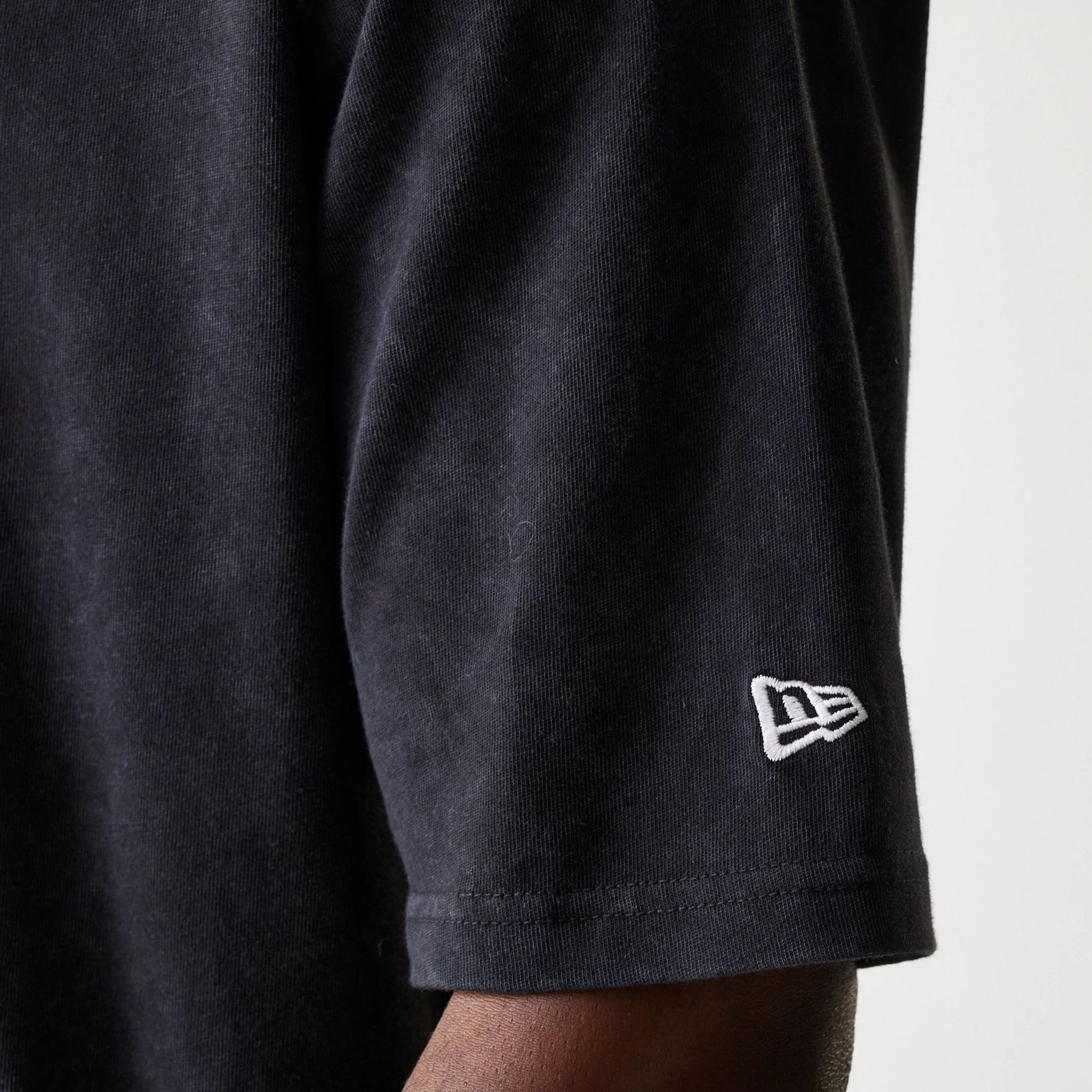 McLaren Racing Wordmark Black Oversized T-Shirt - Image 5