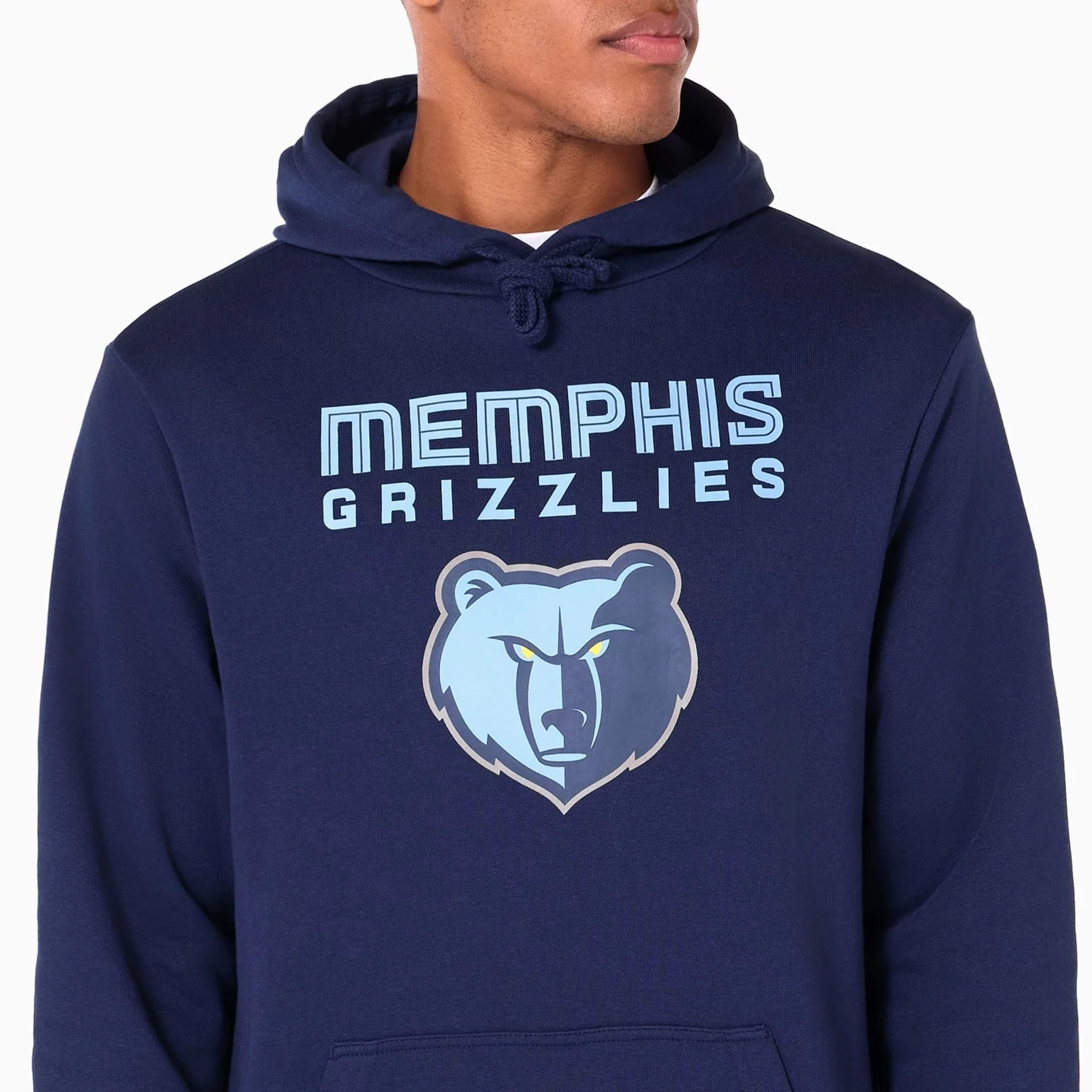 Memphis Grizzlies NBA Navy Pullover Hoodie - Image 6