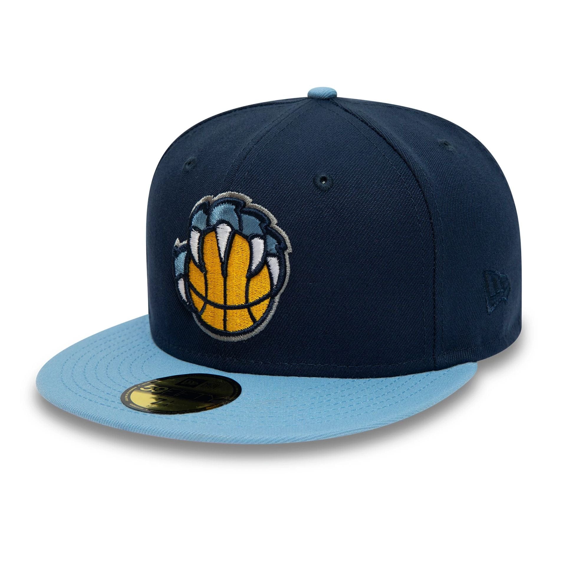 Memphis Grizzlies NBA Side Patch Dark Blue 59FIFTY Fitted Cap - Image 4