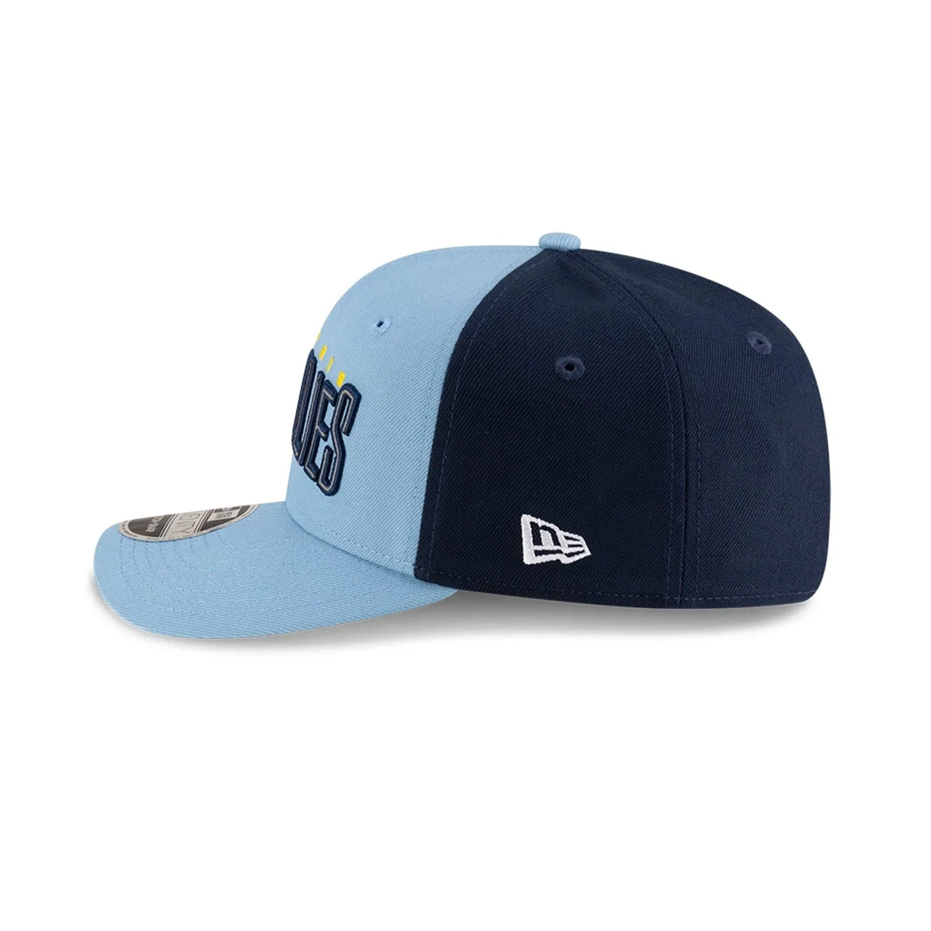 Memphis Grizzlies NBA Statement Pastel Blue 9SEVENTY Stretch Snap Adjustable Cap - Image 6