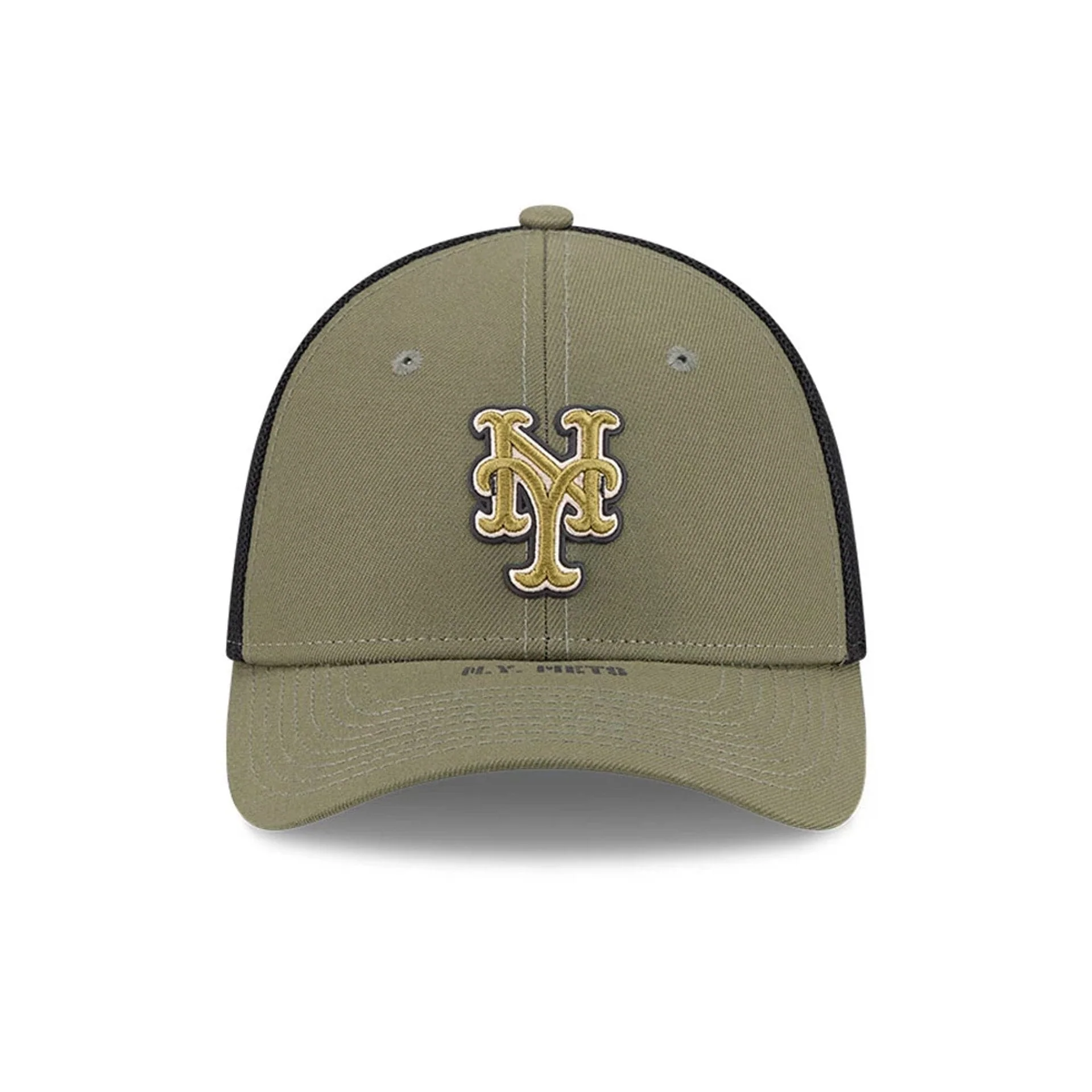 Mets MLB Armed Forces Day 2026 Green 39THIRTY M-Crown Stretch Fit Cap - Image 2