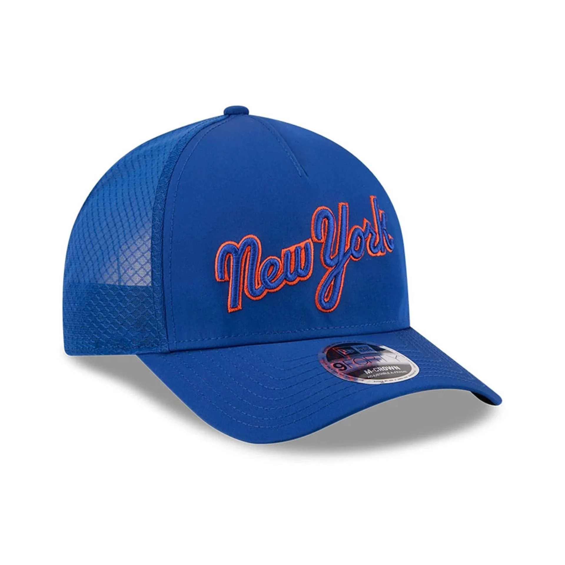 Mets MLB Batting Practice 2026 Blue 9FORTY M-Crown A-Frame Adjustable Cap - Image 3