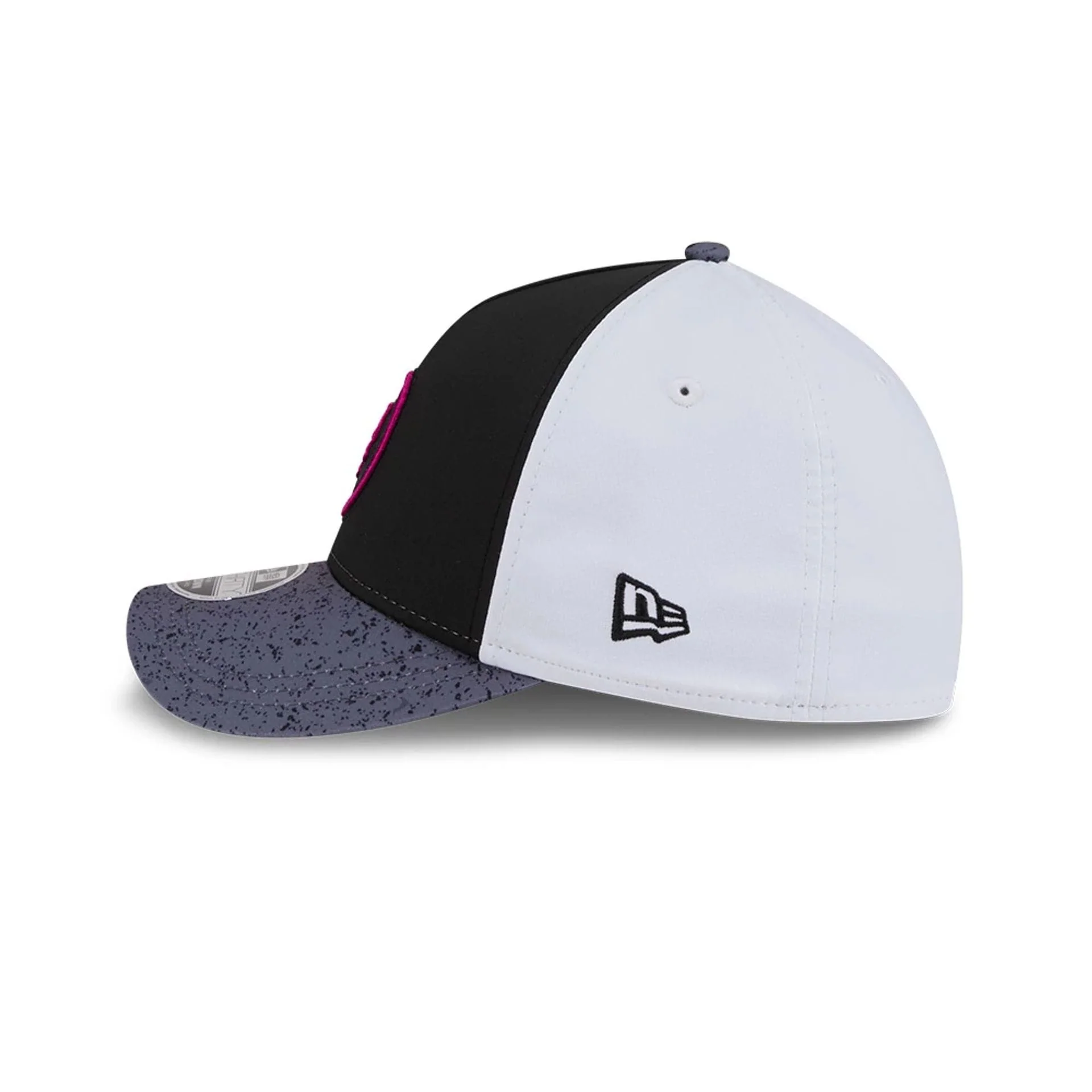 Mets MLB City Connect Black 39THIRTY M-Crown A-Frame Stretch Fit Cap - Image 6