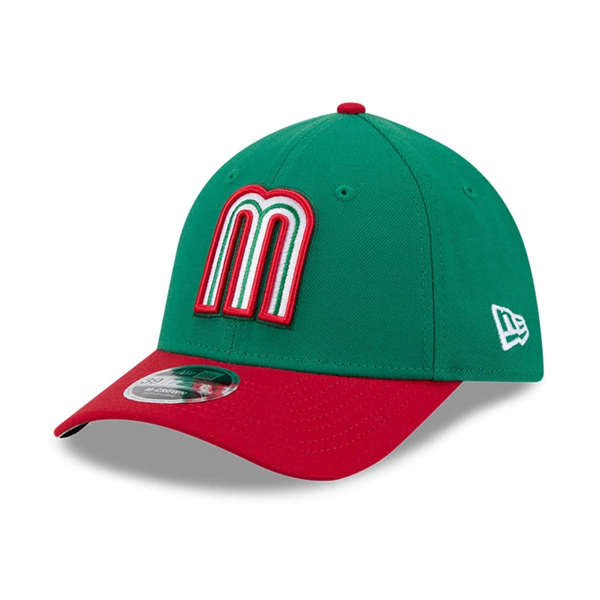 Mexico MLB World Baseball Classic 2026 Green 39THIRTY M-Crown Stretch Fit Cap - Image 4
